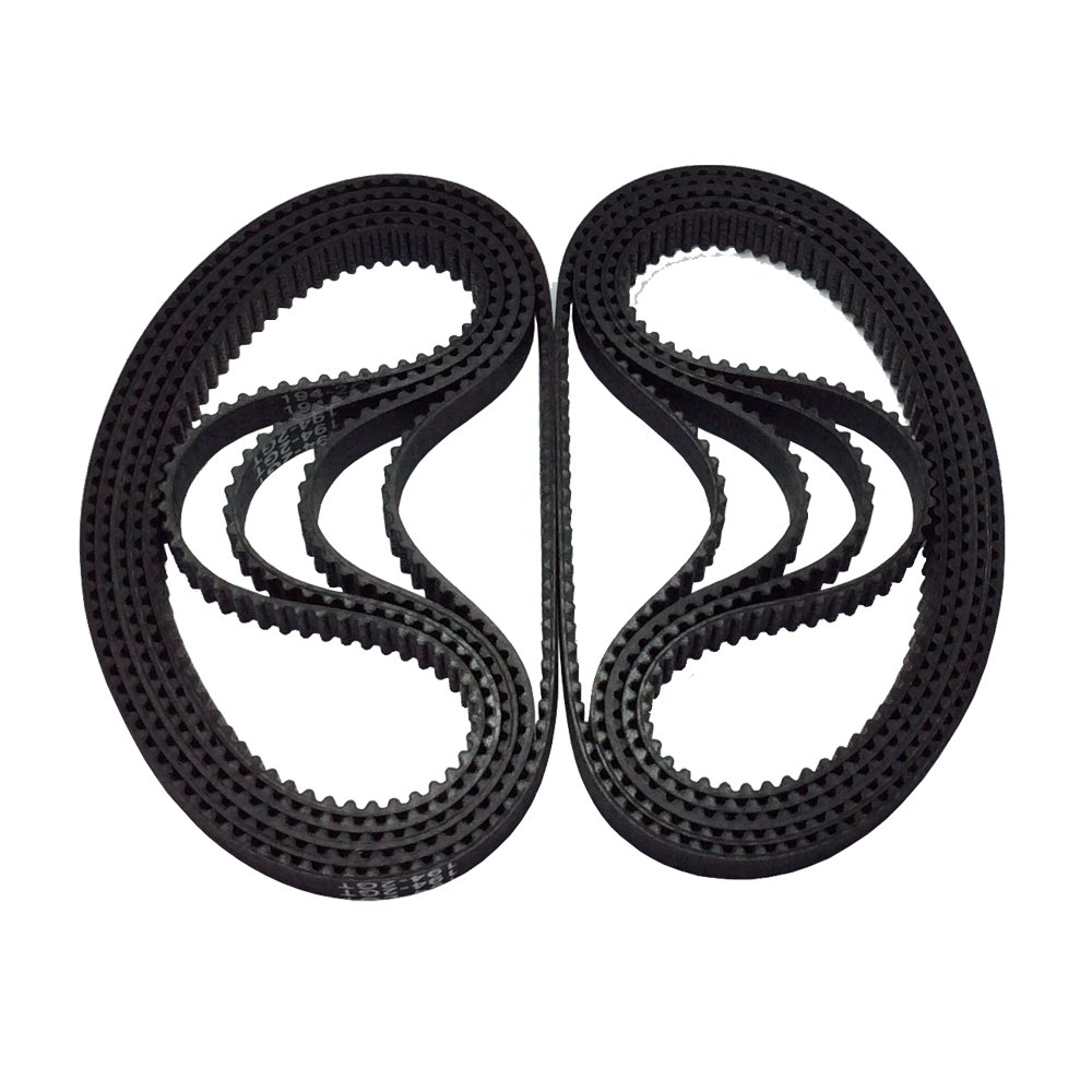 10Pcs/Pack 2GT Timing Belt 194mm Length 6mm Width 97 Teeth Closed-Loop for 3D Printer Parts - Perfect for RepRap, Prusa, and DIY 3D Printer Repairs