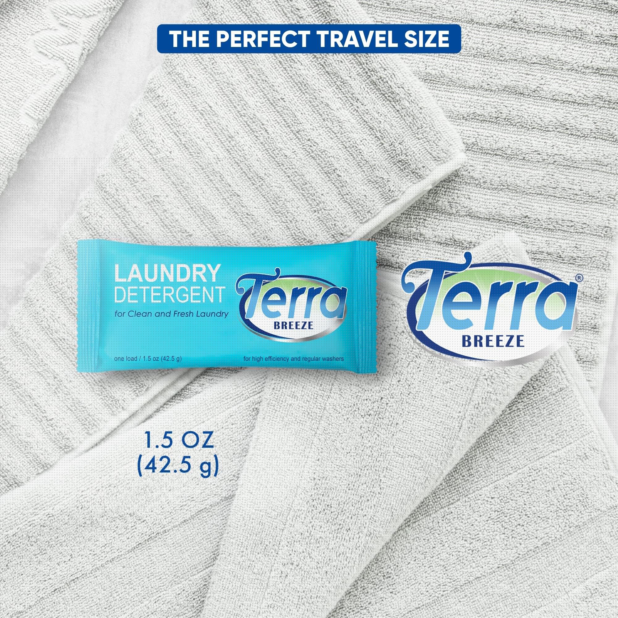 Eco-Friendly Laundry Detergent Powder - 1.5 oz Travel Size Packets (Case of 150) | Perfect for Travel, Camping & Emergency Kits