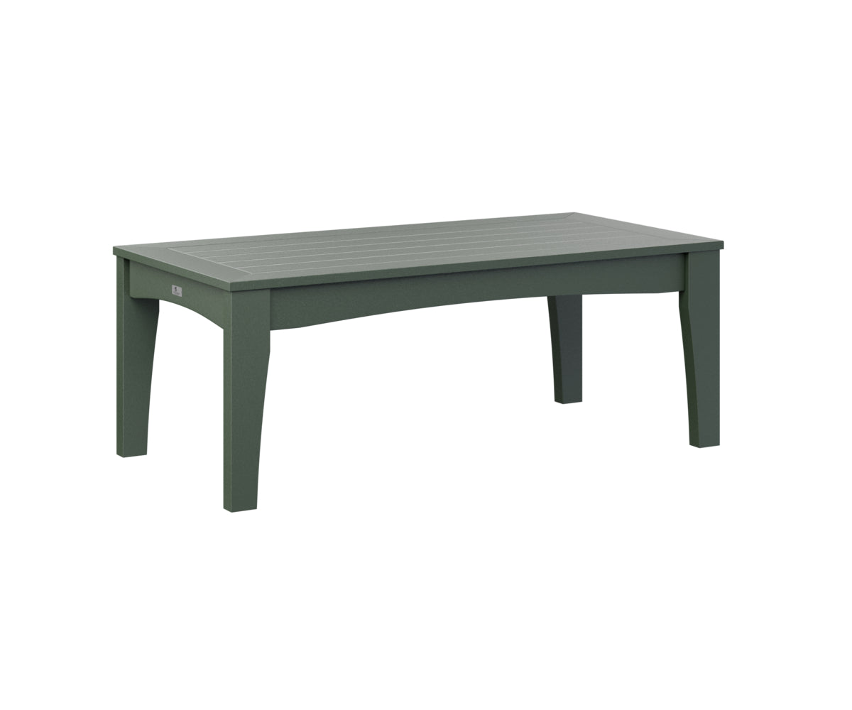 Berlin Gardens Classic Rectangle Coffee Table - Outdoor Patio Furniture for Garden, Deck, Poolside & Terrace Use