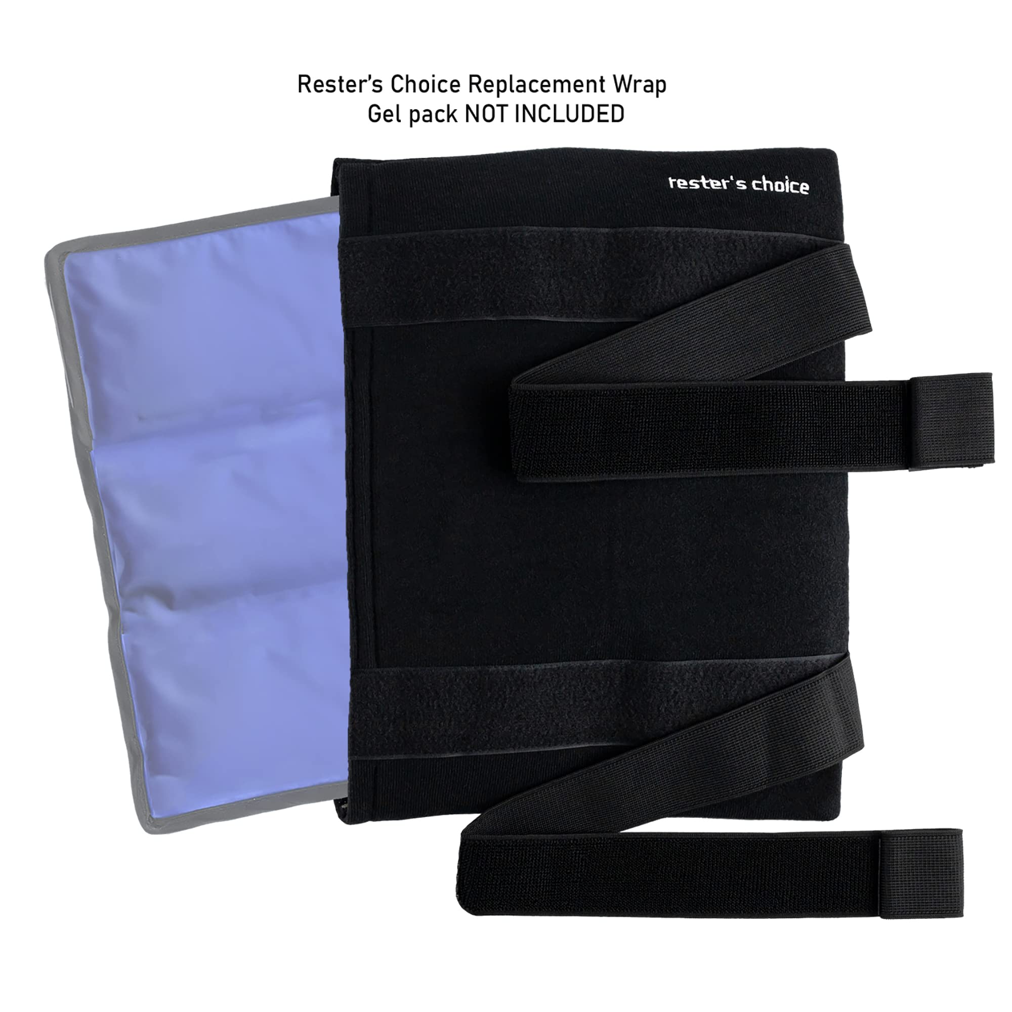 Rester's Choice Adjustable Ice Pack Wrap Holder for Large 11