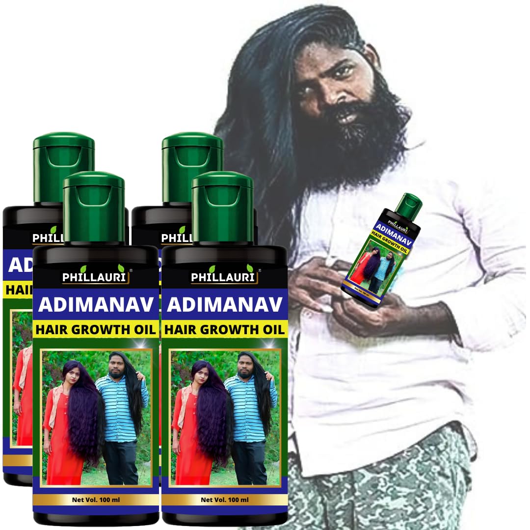 Pure Hair Growth Oil - 400ml | Natural Hair Treatment for Thicker, Longer & Healthier Hair | Perfect for Daily Use, Scalp Massage & Hair Care Routine