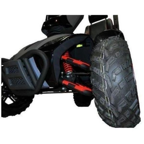 EV Rider Vita Monster 4 Wheel Mobility Scooter - Heartway S12X Electric Powerchair for Adults & Seniors | Indoor & Outdoor Use, Shopping, Travel, Park Rides