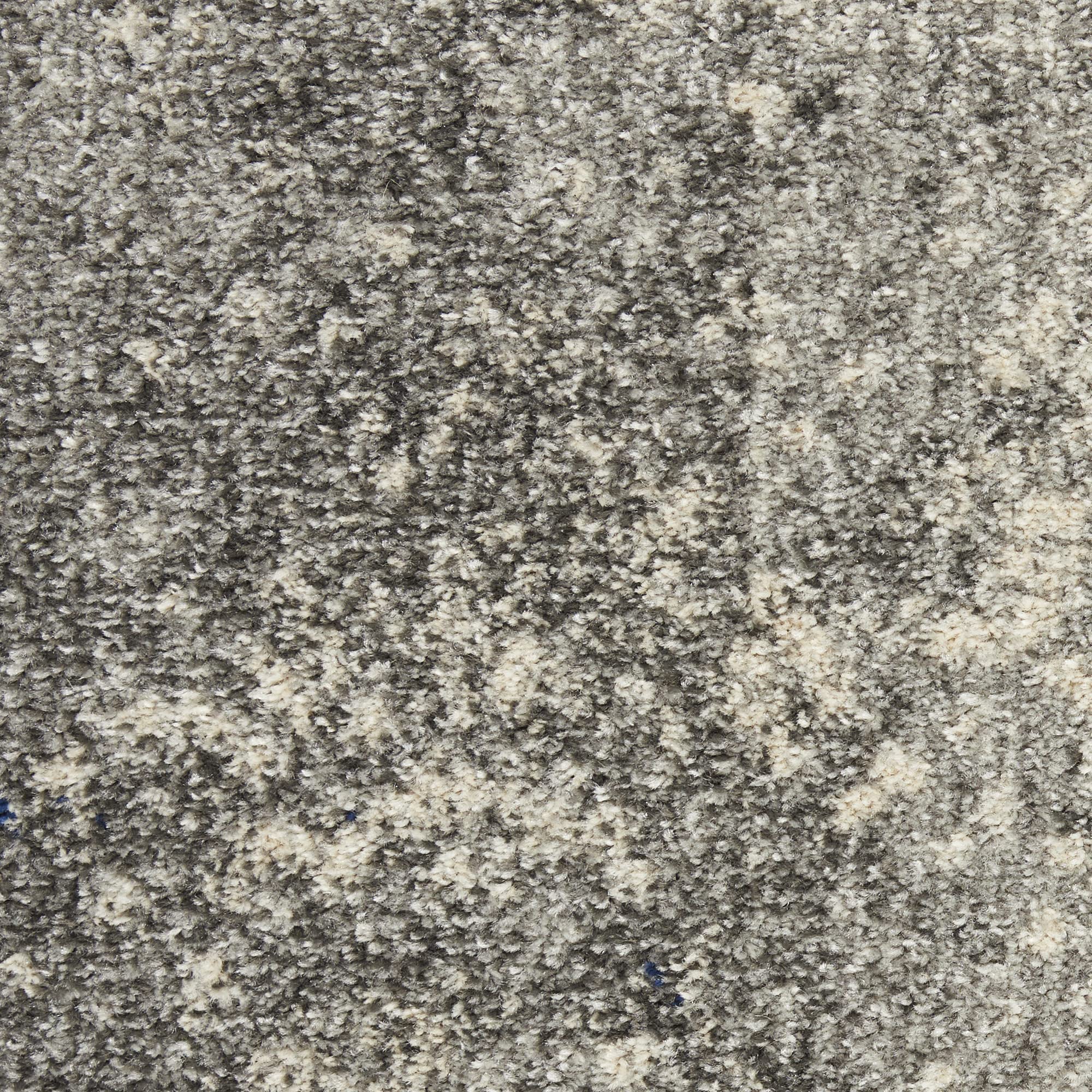 Nourison Passion Charcoal/Ivory 9' x 12' Area Rug - Modern Abstract Design, Easy Cleaning, Non-Shedding - Perfect for Bedroom, Living Room, Dining Room & Kitchen Decor (9x12)