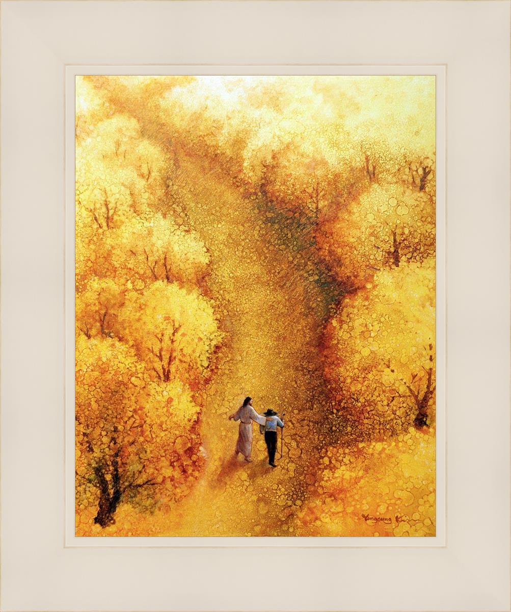 By Your Side - Heartwarming Art Print by Yongsung Kim | Christian Home Decor, Wall Art for Living Room & Bedroom | Perfect Gift for Weddings, Anniversaries & Housewarming