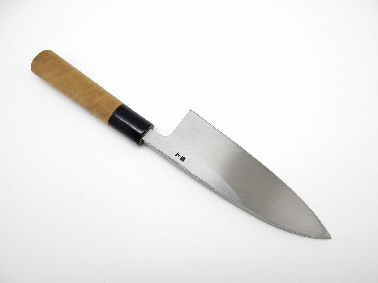 Premium Sakai Kikumori White Steel #2 GOKUJYO Deba Knife - Hongasumi Finish - Japanese Kitchen Knife for Sushi, Fish Filleting & Professional Chefs