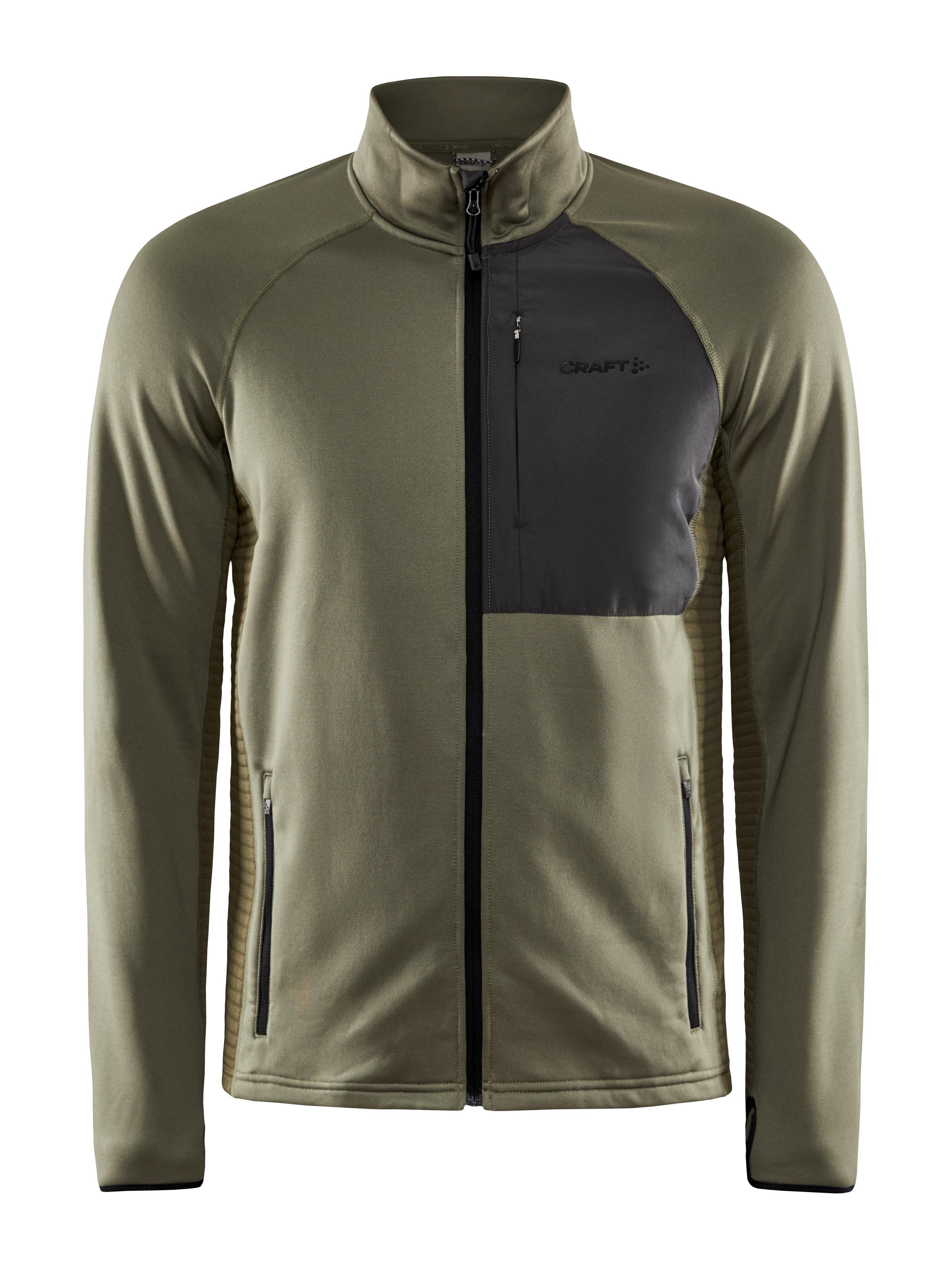 Men's ADV Tech Fleece Thermal Midlayer Jacket - Lightweight Warm Winter Base Layer for Hiking, Running & Outdoor Activities