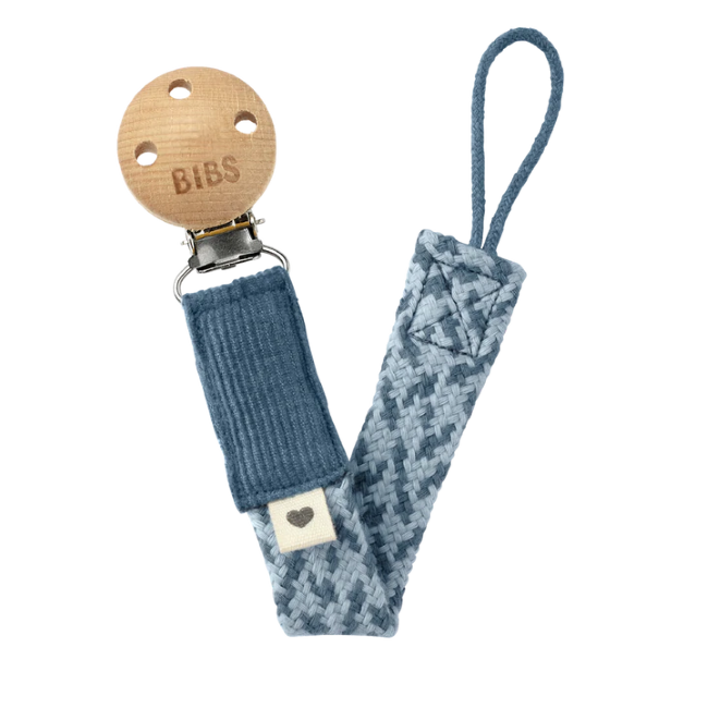 Baby Pacifier Clip with Braided Design - Petrol & Baby Blue | Secure Pacifier Holder for Infants, Toddlers & Breastfeeding Moms | Perfect for Strollers, Car Seats & Diaper Bags