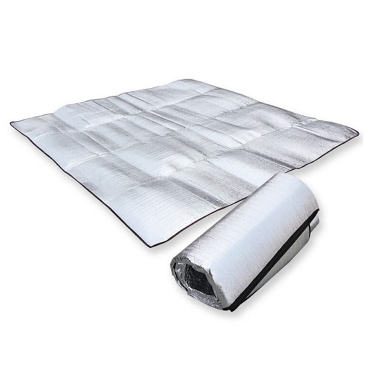 Anneome Waterproof Folding Camping Mat - Insulated Sleeping Pad with Aluminum Foil for Tent Floor, Picnic & Outdoor Activities | Lightweight, Portable & Durable for Hiking, Backpacking & Beach Use
