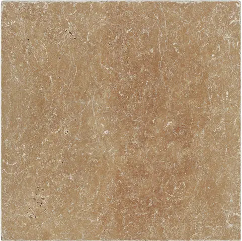 Noce Travertine Subway Tile - Tumbled Finish (3x6, 4x4, 6x6) - Natural Stone Wall & Floor Tile for Bathroom, Kitchen Backsplash and Shower Surround