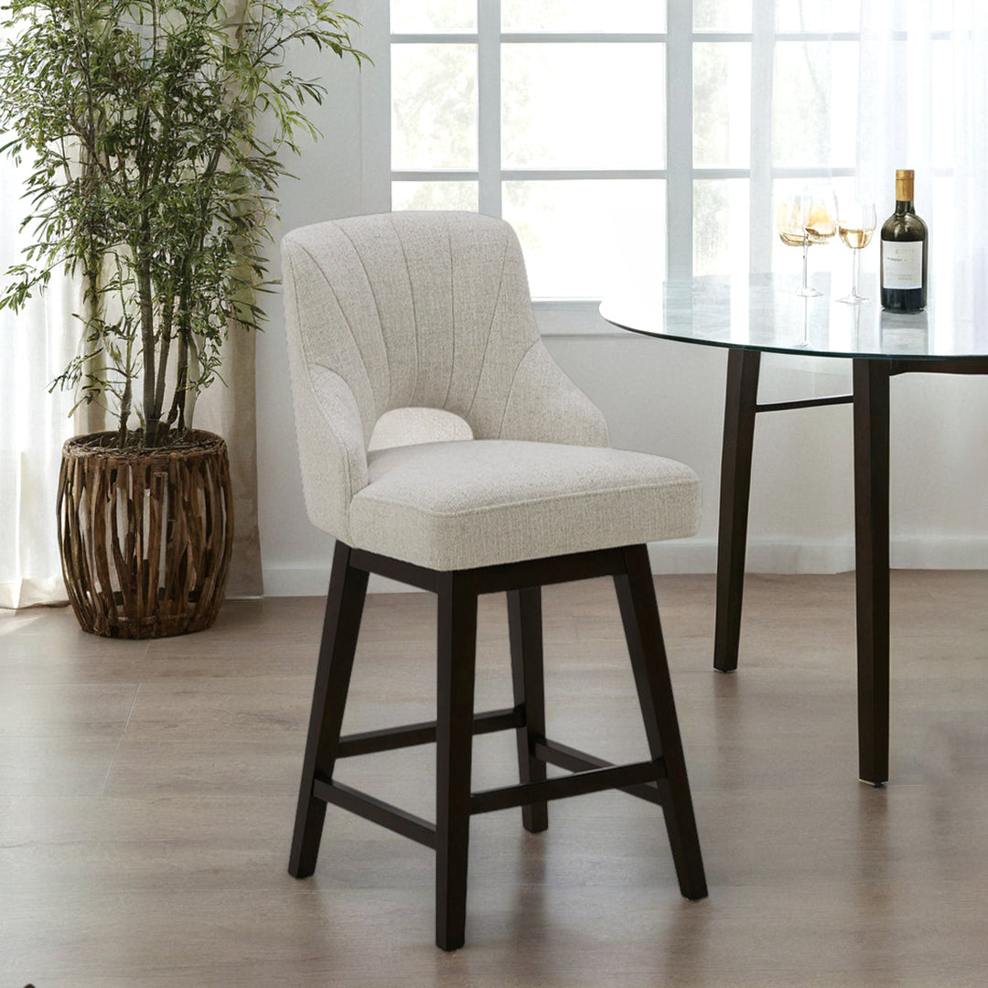 Nathan Stool - Modern Wooden Stool for Kitchen, Bar, or Living Room - Durable & Stylish Home Decor - Perfect for Dining, Relaxing, or Extra Seating