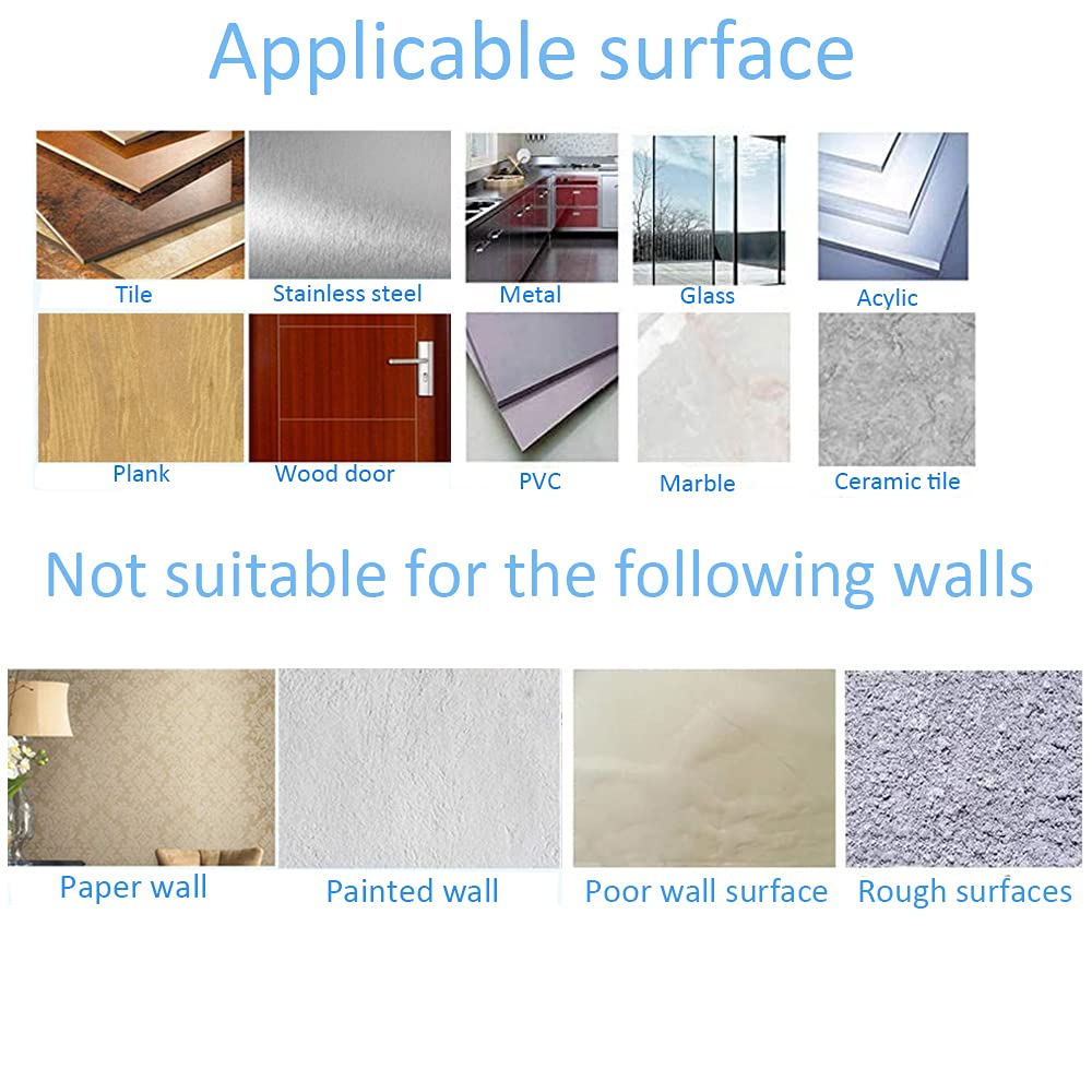 20 Pack Clear Adhesive Hooks - No Nail Plastic Wall Hooks for Bathroom, Kitchen & Office - Reusable Sticky Hangers for Towels, Toothbrush, Razor & More - Strong Double-Sided Adhesive for Damage-Free Hanging