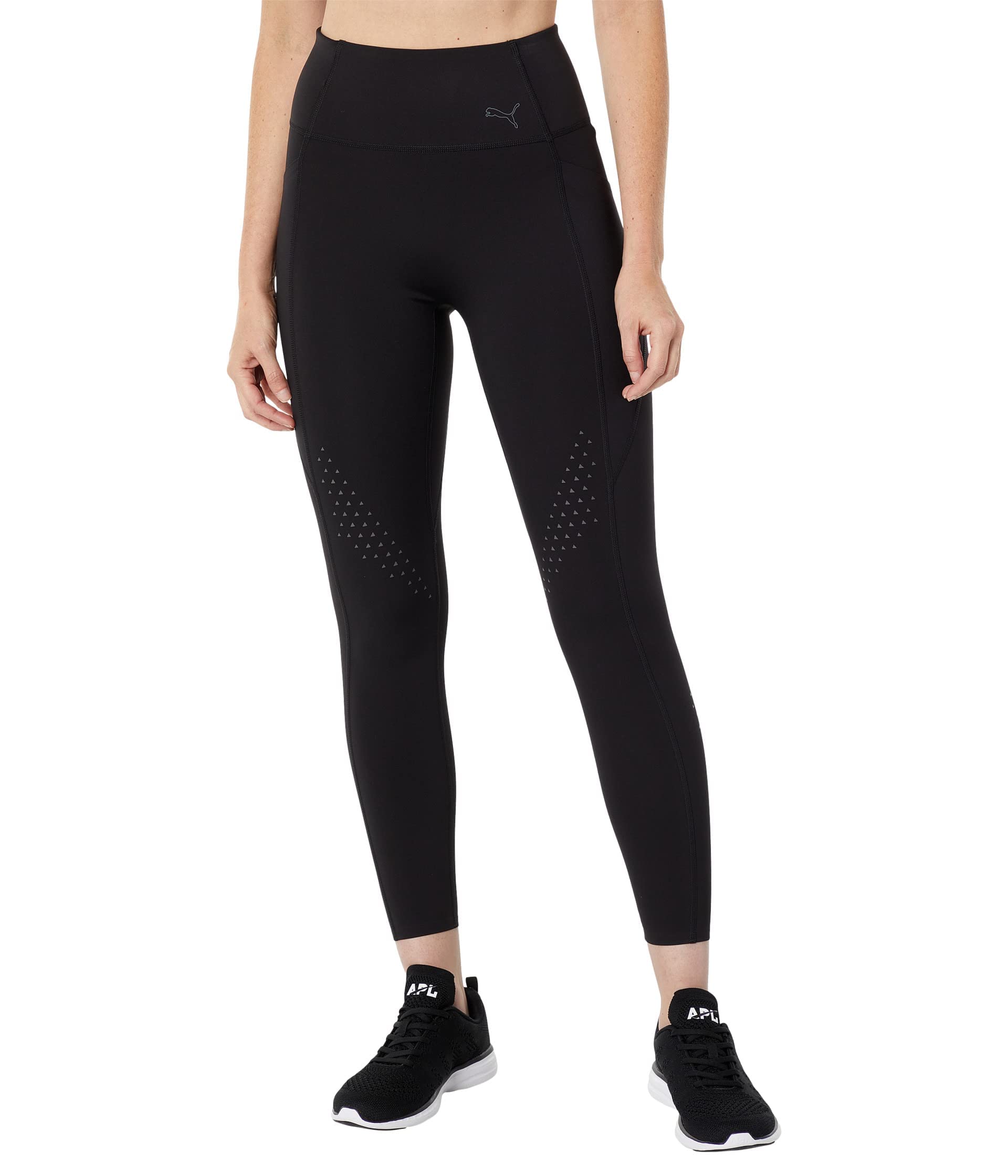 PUMA Women's High Waist Yoga Leggings - Forever Luxe Ellavate Workout Pants for Running, Gym & Fitness | Comfortable Tights for Yoga, Training & Activewear