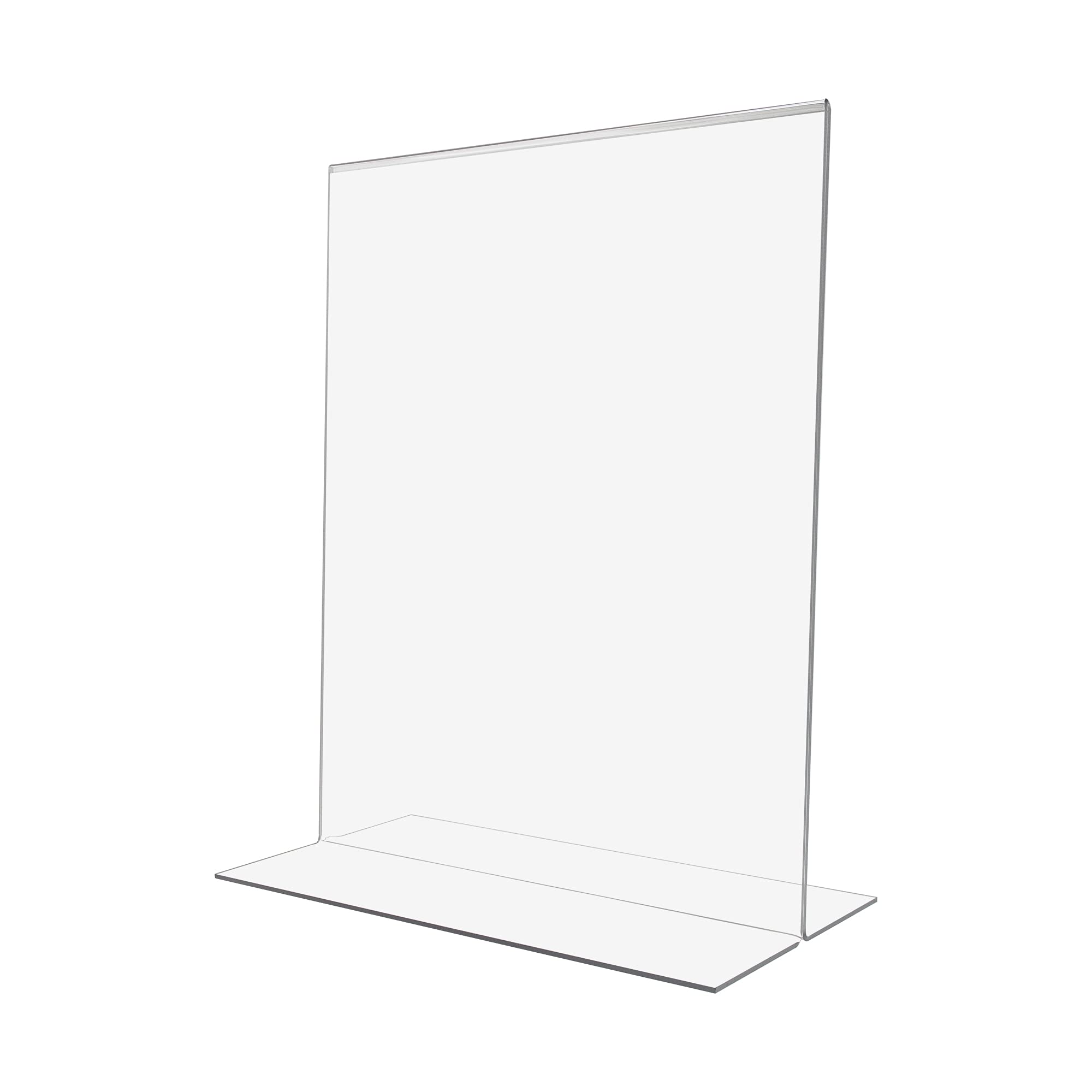 5-Pack 11x14 Inch Double-Sided Countertop Sign Holders - Bottom Loading Flyer Frames for Menus, Advertisements & Printed Materials - Perfect for Restaurants, Retail Stores & Trade Shows