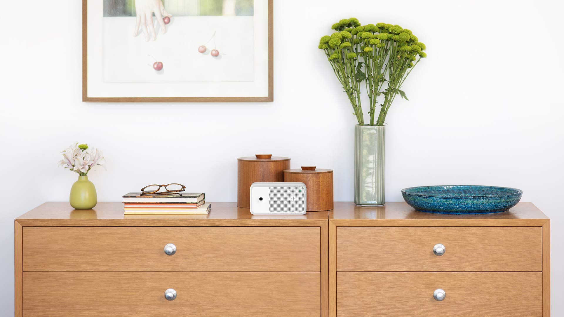 Element AQM8002A Indoor Air Quality Monitor - Real-Time CO2, PM2.5, Temperature & Humidity Sensor for Home, Office, Nursery & School Air Purification Systems