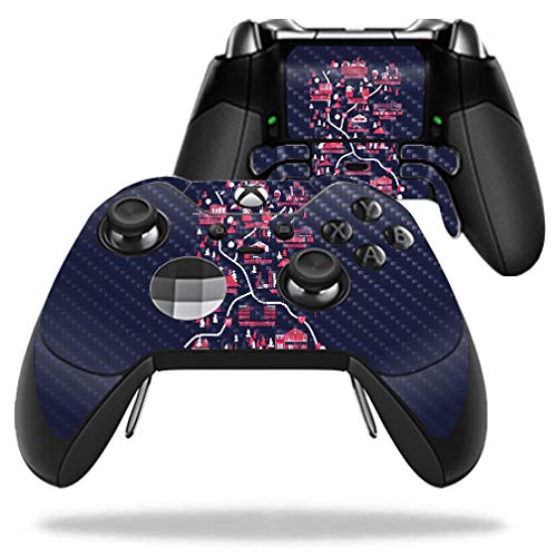 Premium Carbon Fiber Skin for Microsoft Xbox One Elite Controller - Zombie Apocalypse Design | Protective & Durable Textured Finish | Easy to Apply | Made in USA | Perfect for Gaming Enthusiasts & Collectors