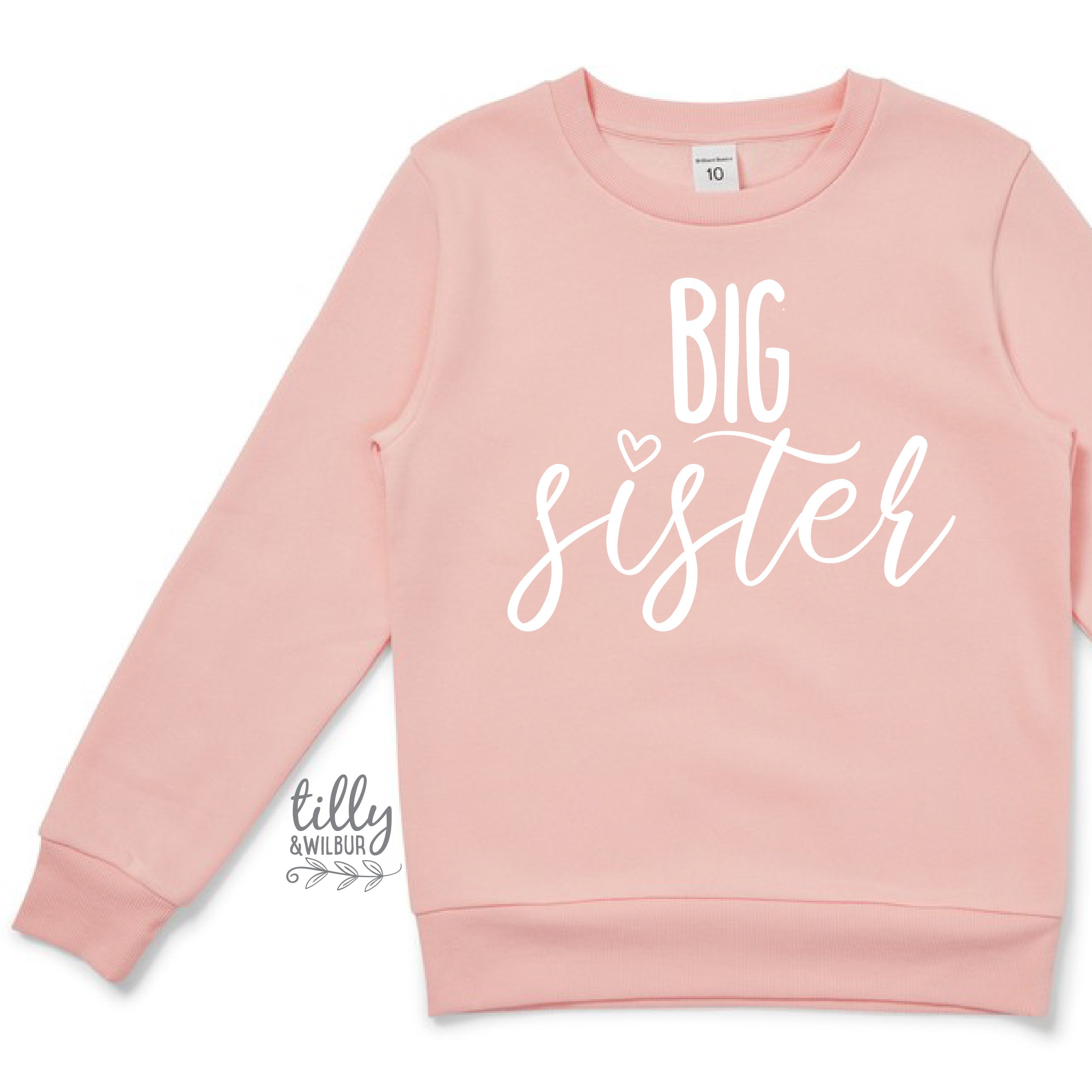 Big Sister Jumper - Cute Matching Family Outfits for Sisters | Perfect for Family Photos, Sibling Bonding & Special Occasions