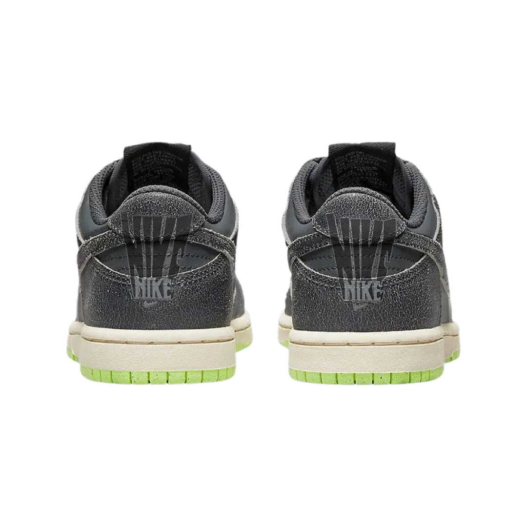 Nike Dunk Low Retro Premium Halloween 2022 Iron Grey Phantom Ghost Green Sneakers - Limited Edition Basketball Shoes for Men & Women - Perfect for Halloween Costumes, Streetwear Fashion, and Sneaker Collectors