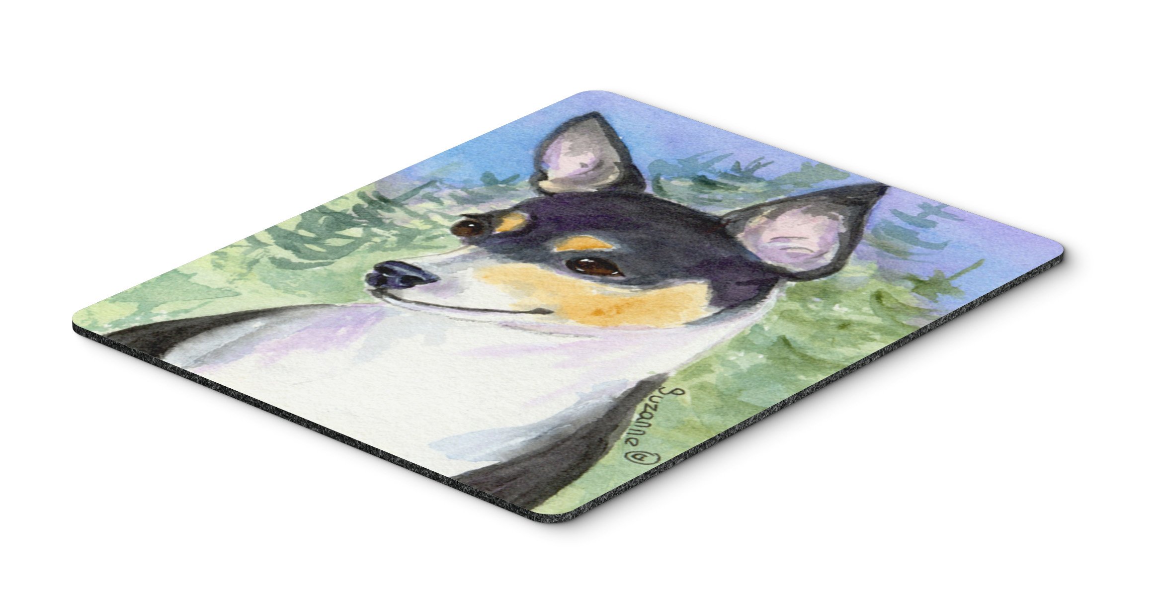 Rat Terrier Mouse Pad - Non-Slip Large Desk Mat for Home Office, Gaming & Computer Work | Washable Mousepad & Hot Pad/Trivet for Laptops | Perfect for Workstations, Coffee Shops & Gamer Setups