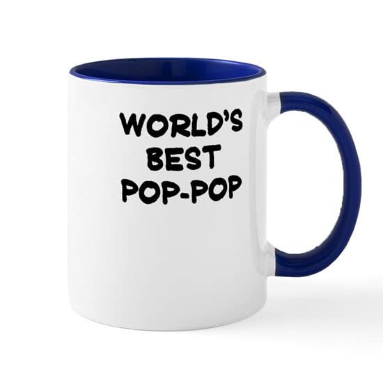 World's Best Pop Ceramic Coffee Mug 11 oz - Perfect for Tea, Hot Chocolate & Office Use - Funny Gift Idea for Coffee Lovers