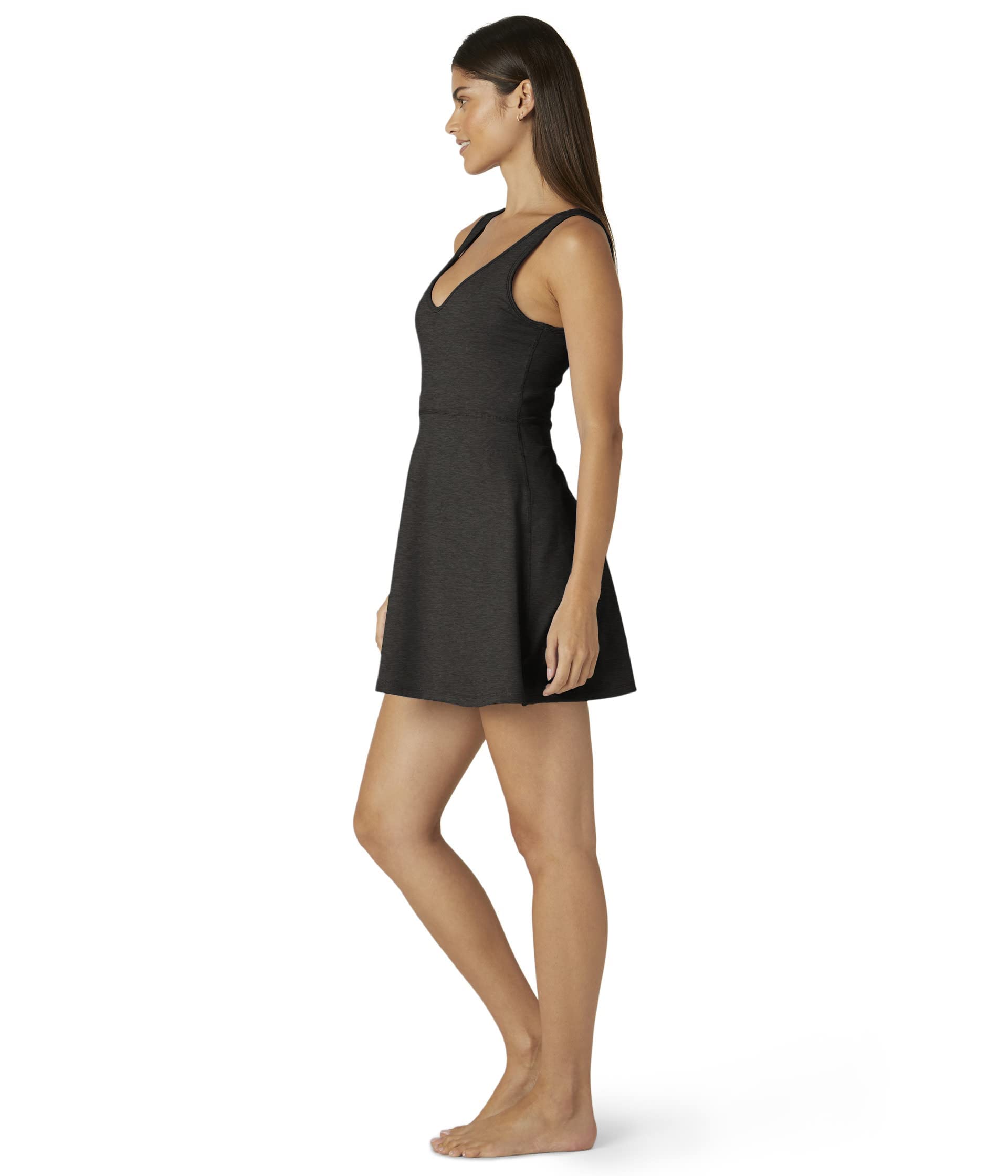 Beyond Yoga Women's Spacedye Movement Dress - Soft Stretchy Yoga Dress for Workouts & Lounge Wear - Perfect for Yoga, Pilates, Gym & Casual Outings
