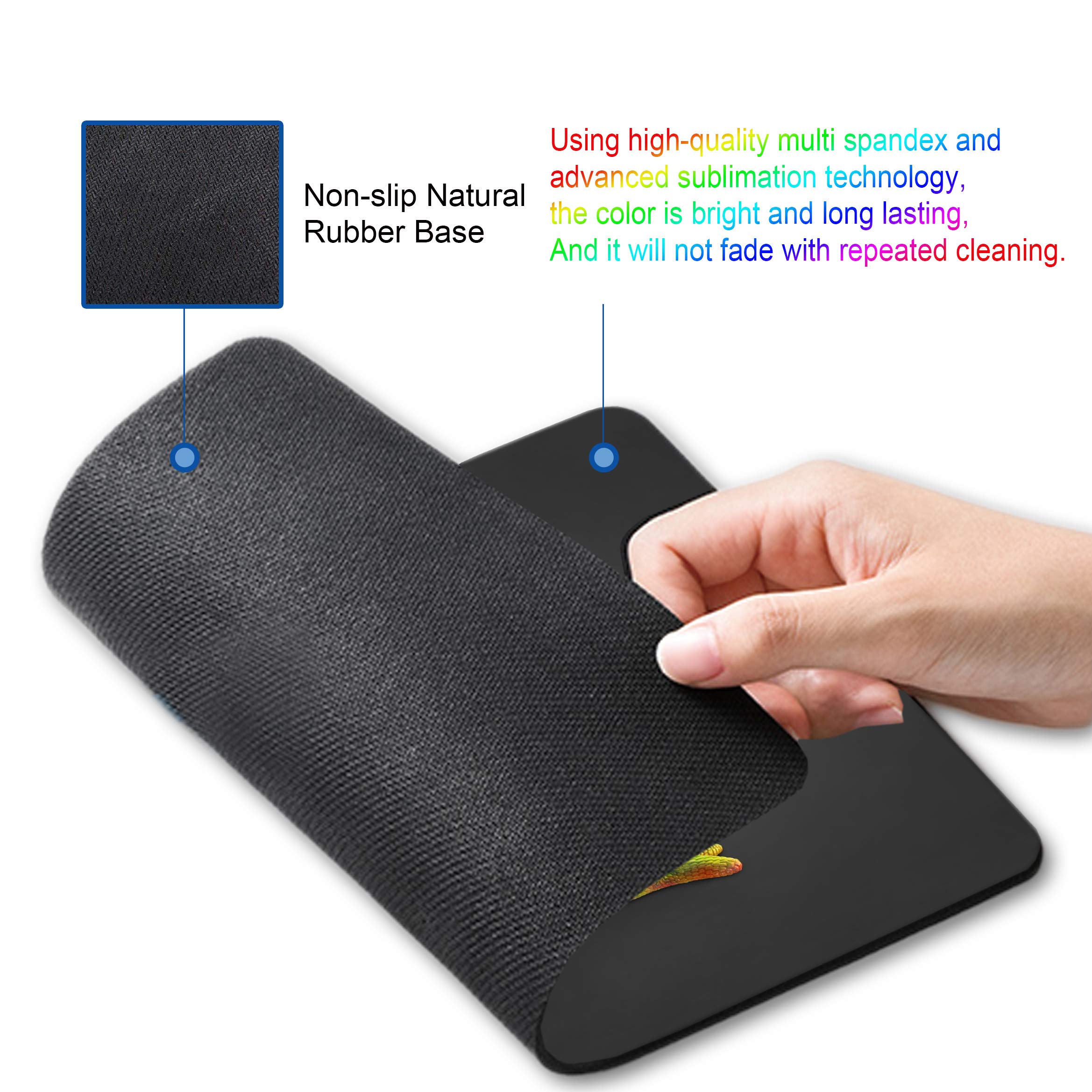 Personalized Dinosaur Mouse Pad - Non-Slip Rubber Gaming & Office Desk Mat for Kids & Adults - Perfect for Laptop, Computer, and Home Office Use