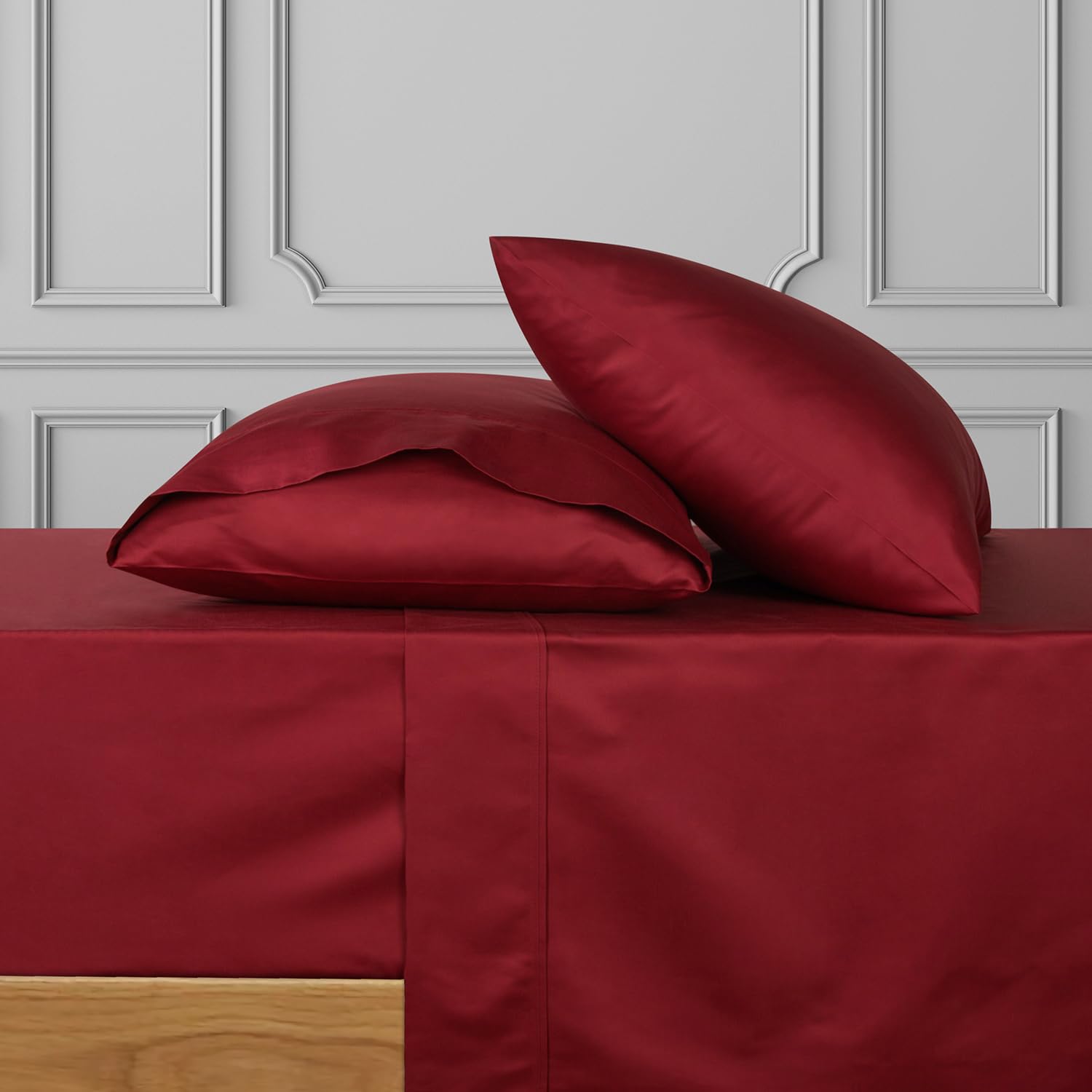 Premium 700 Thread Count Egyptian Cotton California King Sheet Set - 4Pc Luxury Sateen Weave Bed Sheets with 16