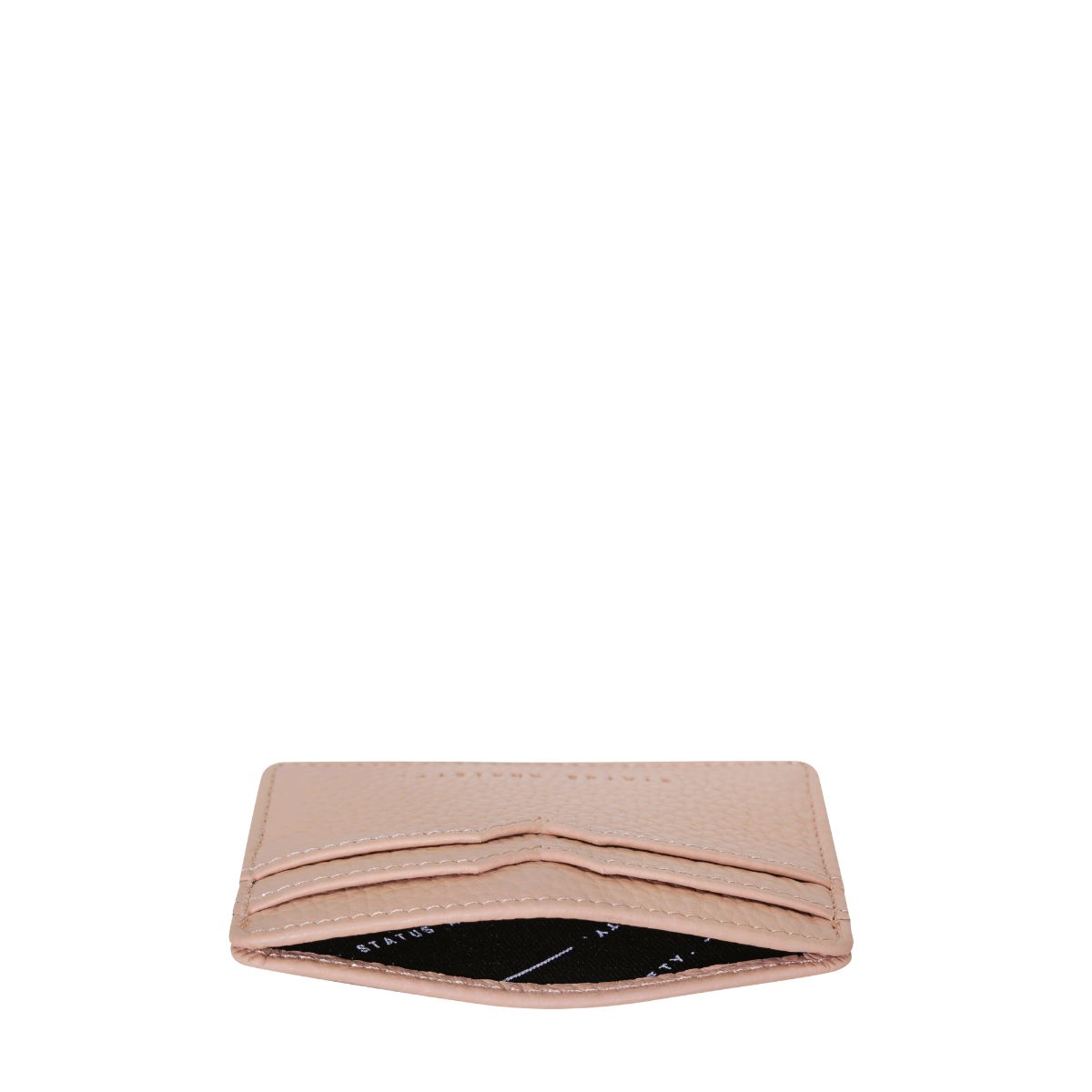 STATUS ANXIETY Together For Now Genuine Leather Card Holder - Slim RFID Blocking Wallet for Men & Women | Perfect for Everyday Use, Travel, and Minimalist Lifestyle