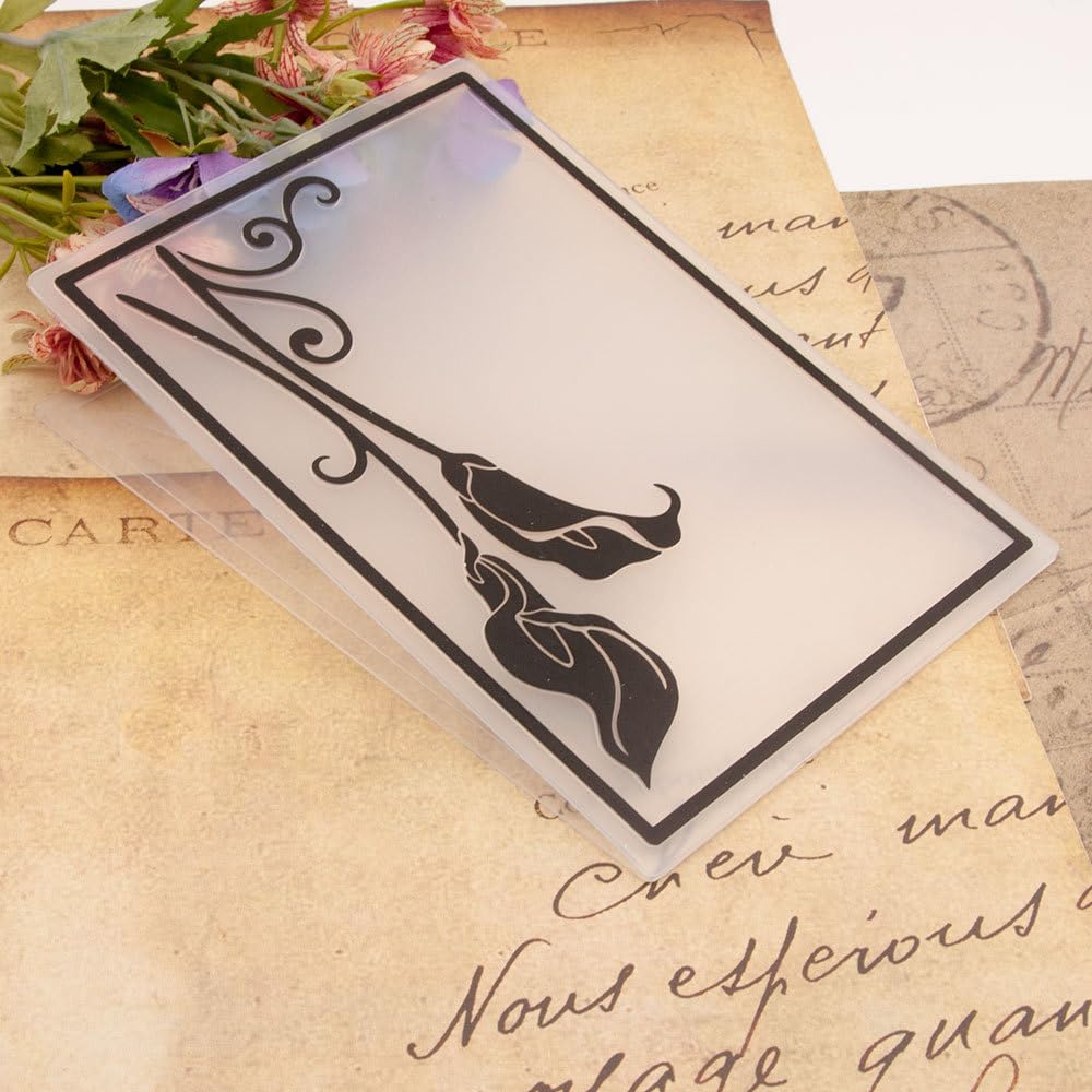 Arbuya 3D Calla Lily Embossing Folder - 5.7