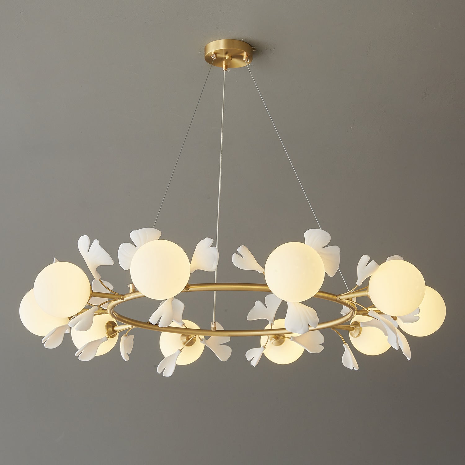 Brass & White