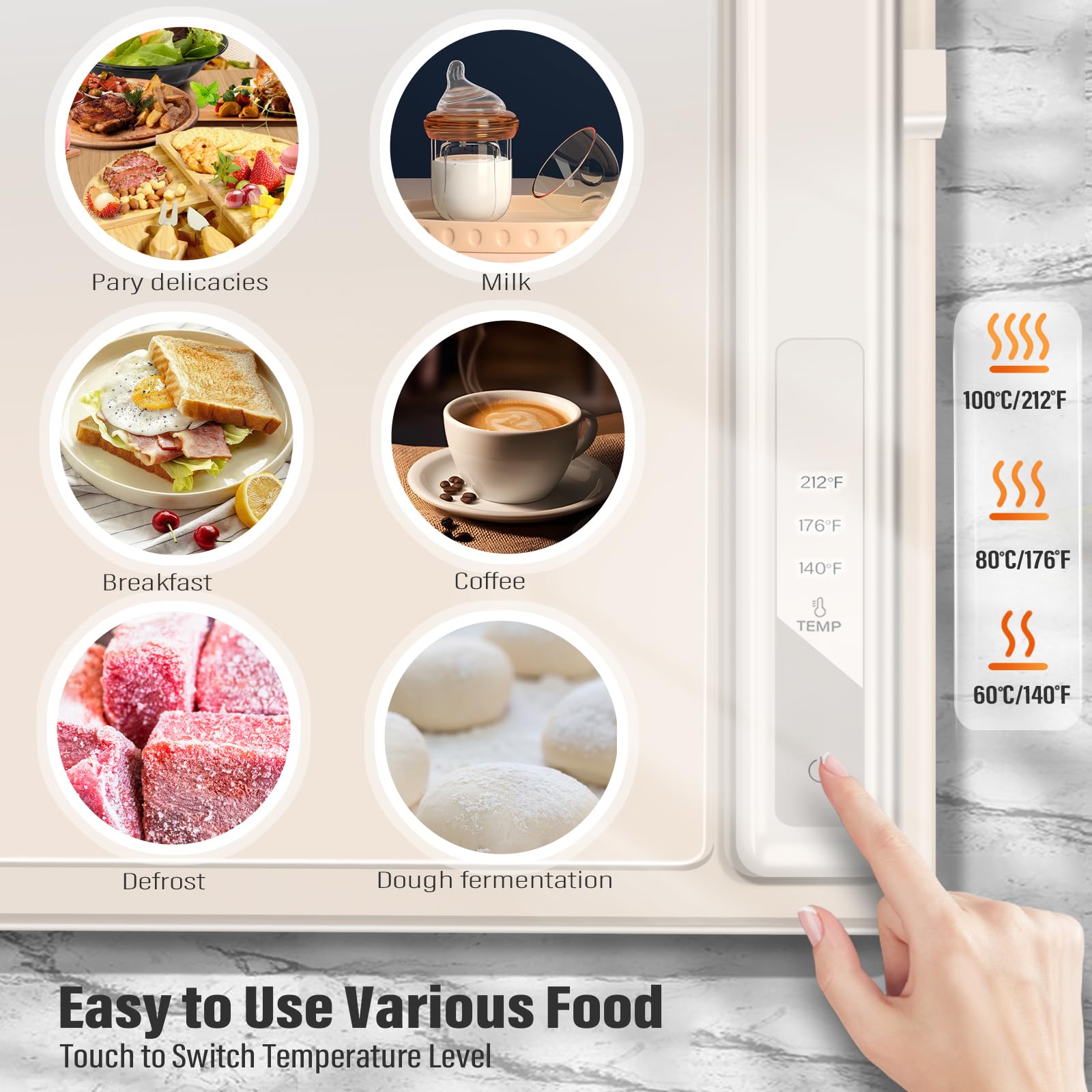 Electric Food Warmer Tray - Silicone Buffet Heating Plate for Parties, Portable Kitchen Serving Mat to Keep Meals Warm | Perfect for Holiday Gatherings, Catering Events & Home Entertaining