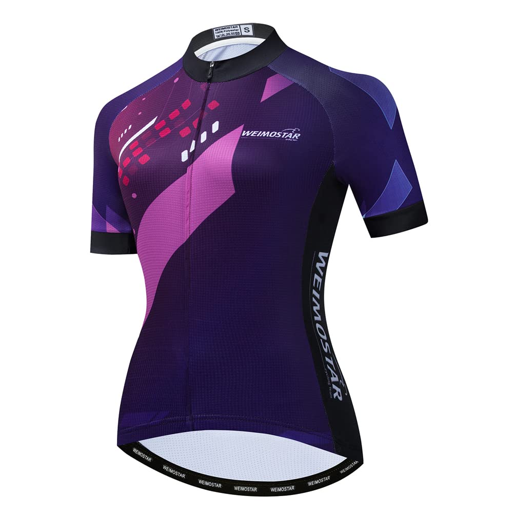 Breathable Women's Cycling Jerseys - Quick Dry Short Sleeve Bike Shirts for Summer Riding | Comfortable Bicycle Clothing for Road & Mountain Biking | Perfect for Commuting, Fitness & Outdoor Sports