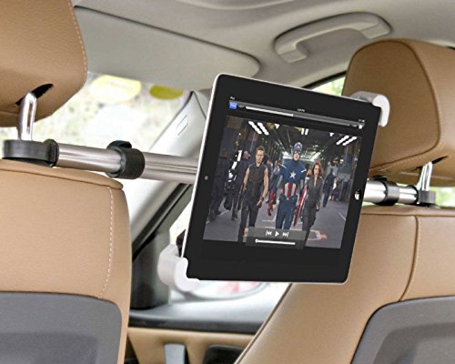 360° Rotating Car Seat Headrest Tablet Mount Holder for iPad Air 5/4/2 & 7-13