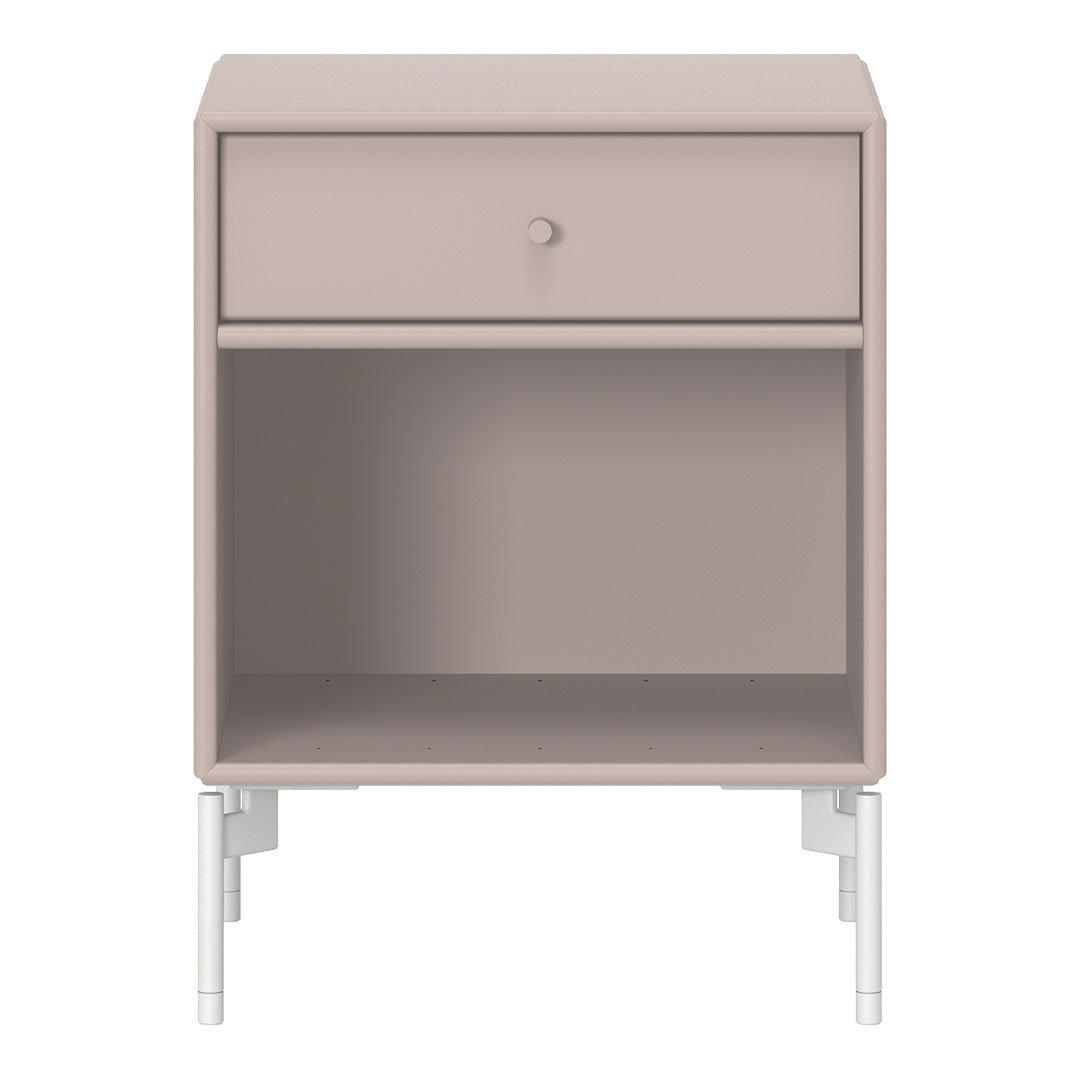 Modern Wooden Nightstand with Drawers and Legs - Stylish Bedside Table for Bedroom, Living Room, or Office - Perfect for Storage and Decor