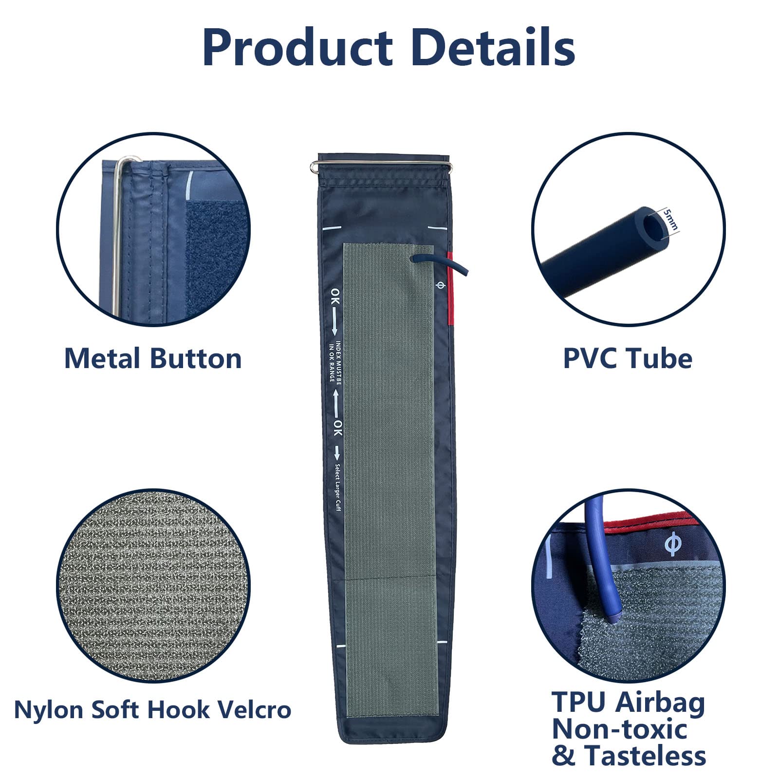 TENQUAN Extra Large Blood Pressure Cuff 9