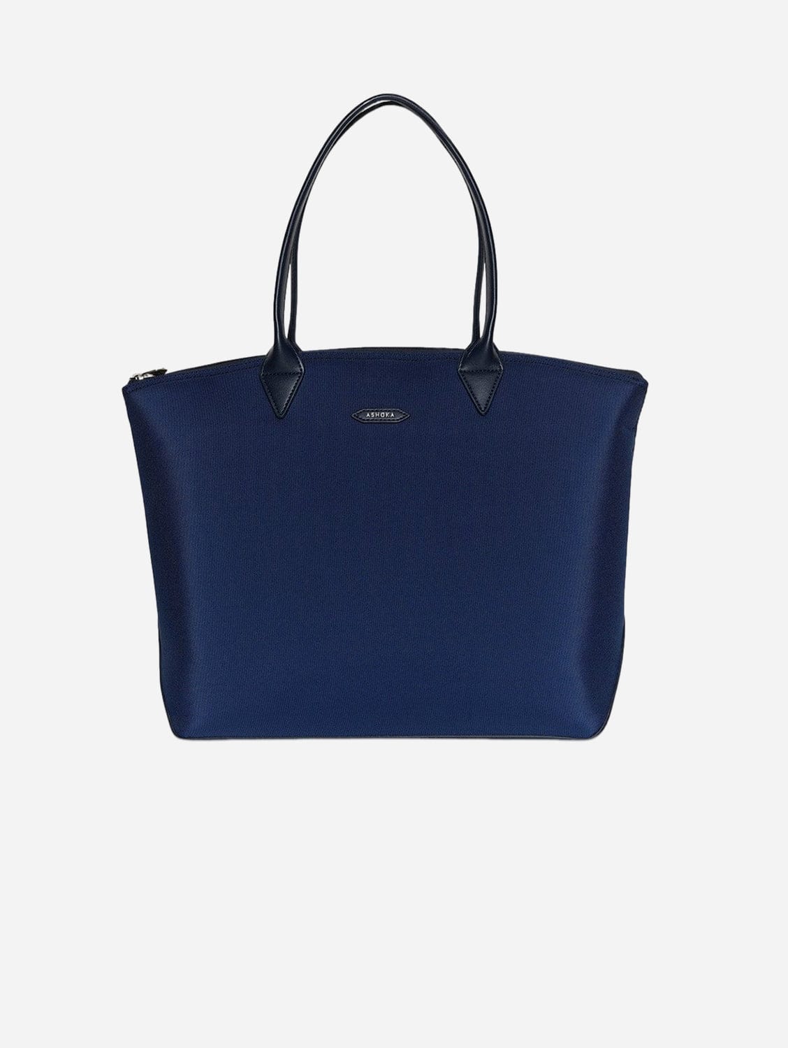 Eco-Friendly Navy Blue Jolly Apple & Recycled Nylon Tote Bag - Perfect for Grocery Shopping, Beach Trips & Everyday Use