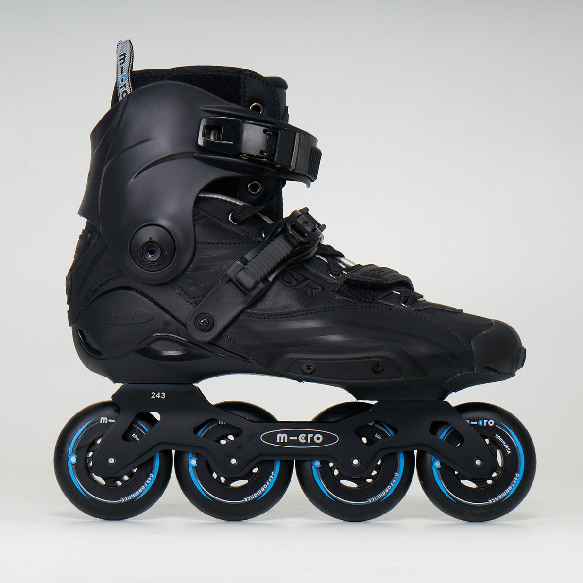 Micro Super Inline Skates for Men & Women - Black | High-Performance Rollerblades for Fitness, Recreation & Urban Skating