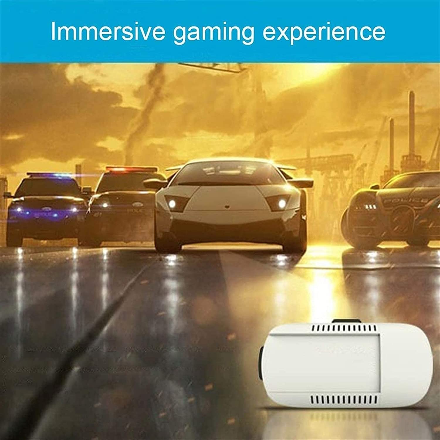 Universal VR Headset for iPhone & Android - 3D Virtual Reality Goggles with Comfortable Padding & Eye Protection - Play Mobile Games, Watch 360° Movies - Perfect for Gaming, Education & Virtual Travel (White)