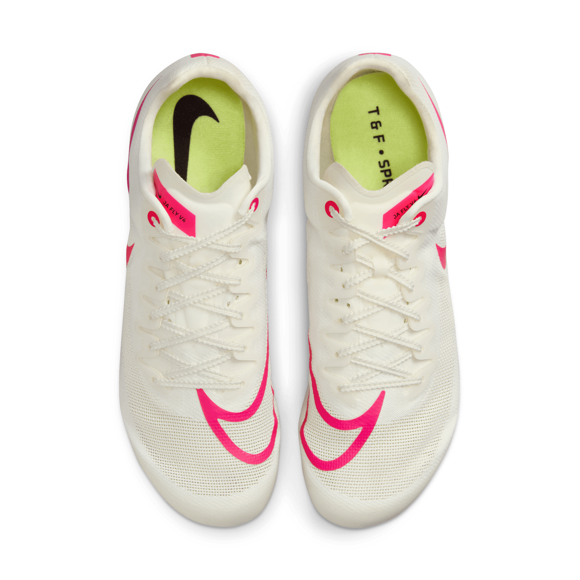Unisex Nike JA Fly 4 Basketball Shoes - Size 100 in Sail/Fierce Pink/Light Lemon Twist Colorway - Perfect for Streetball, Training & Casual Wear