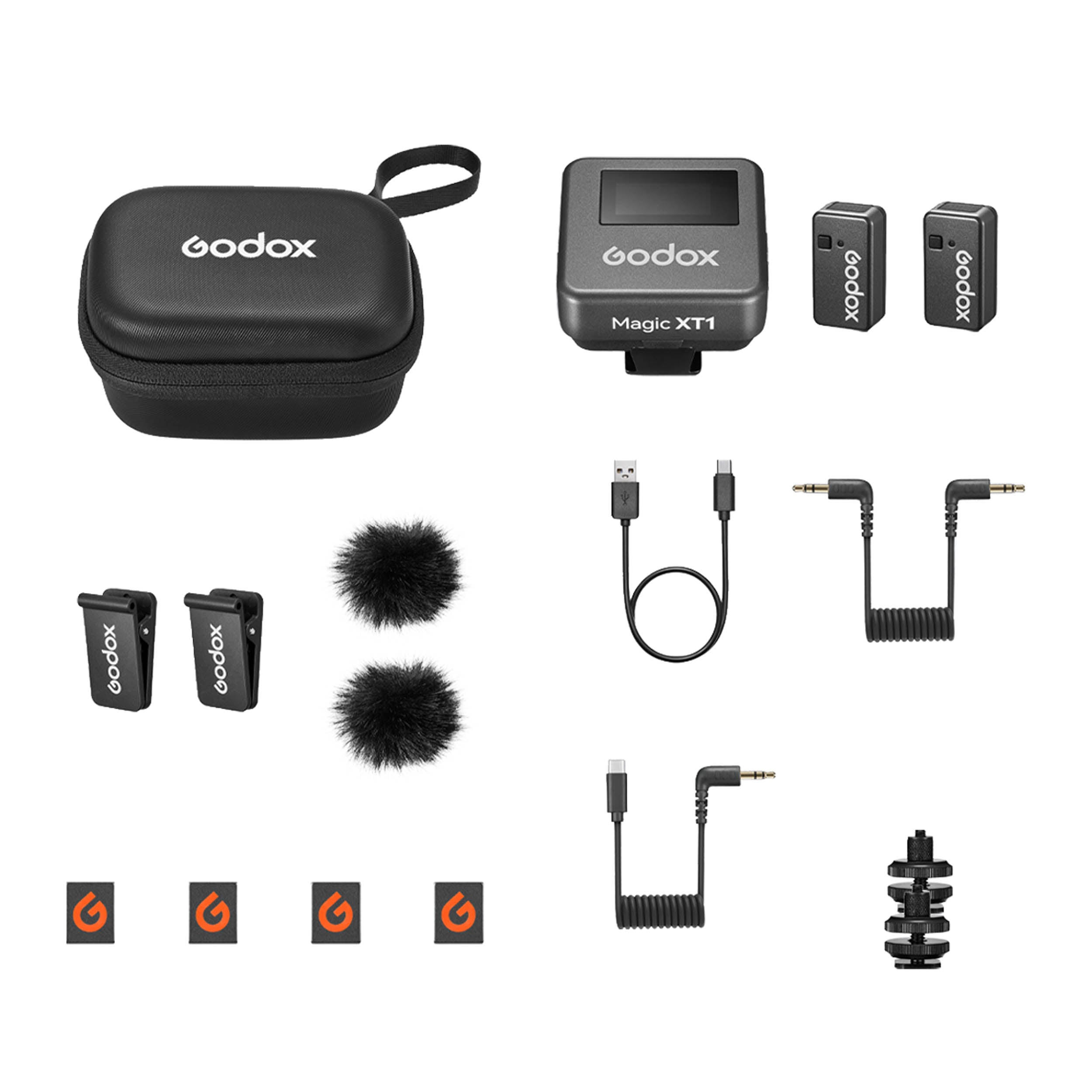 Magic XT1 2.4GHz Dual Channel Wireless Omnidirectional Microphone System - Perfect for Podcasting, Live Streaming & Conference Calls