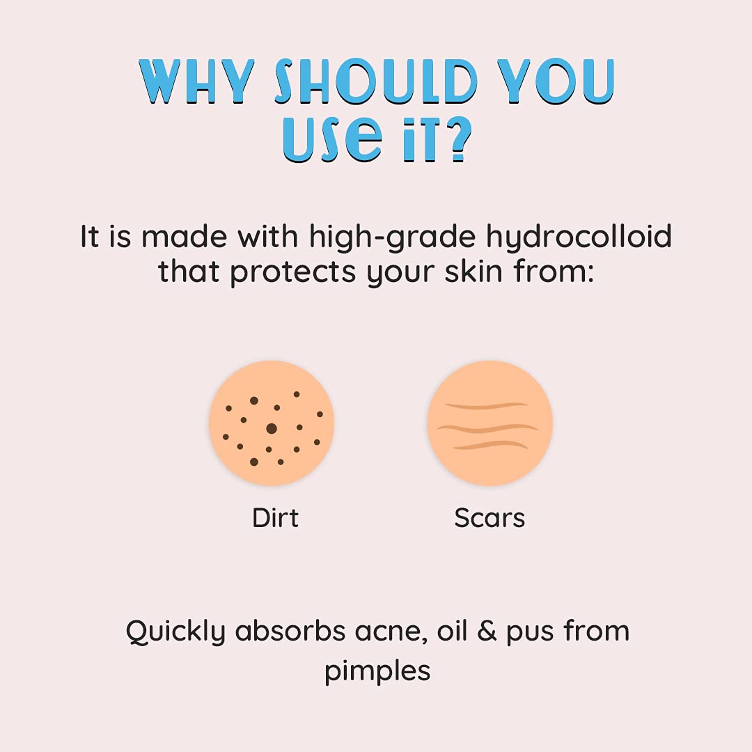 FURR by Pee Safe Hydrocolloid Acne Patches for Pimples - 60 Count with 3 Sizes | Ayurvedic Ingredients for Anti-Inflammatory Relief | Reduces Acne, Spots & Blemishes | Perfect for Overnight Treatment & On-the-Go Skincare