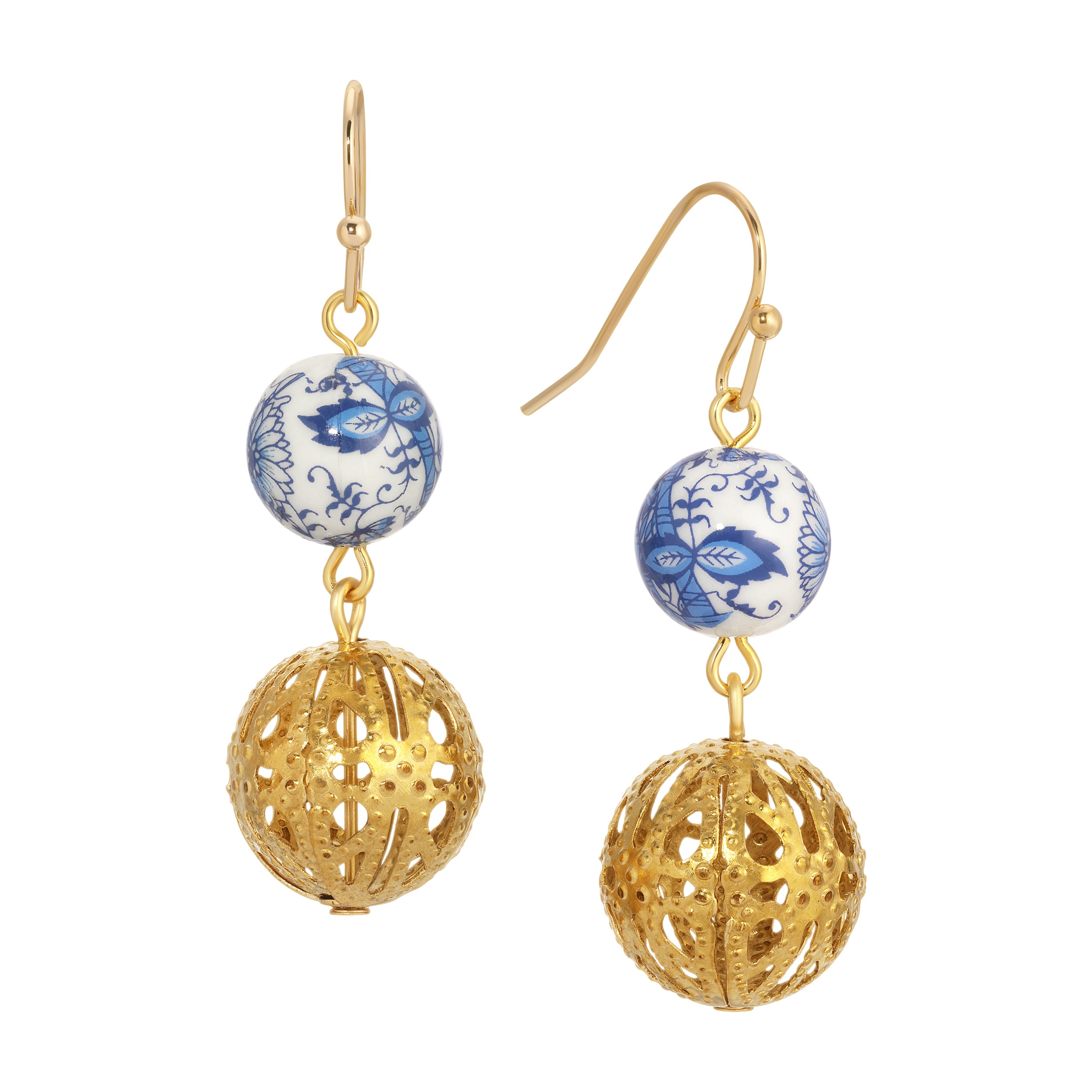 Gold Tone And Blue