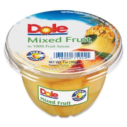 Dole Mixed Fruit Cups 7 Oz (12 Pack) - Healthy Snacks for Kids, Lunch Boxes & On-the-Go