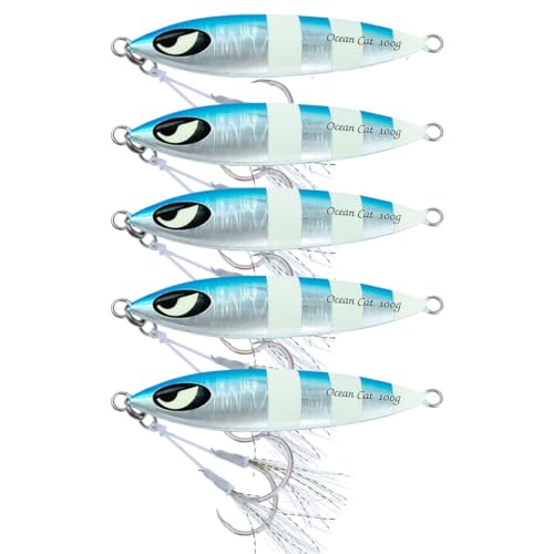 5 PCS Blue&Silver