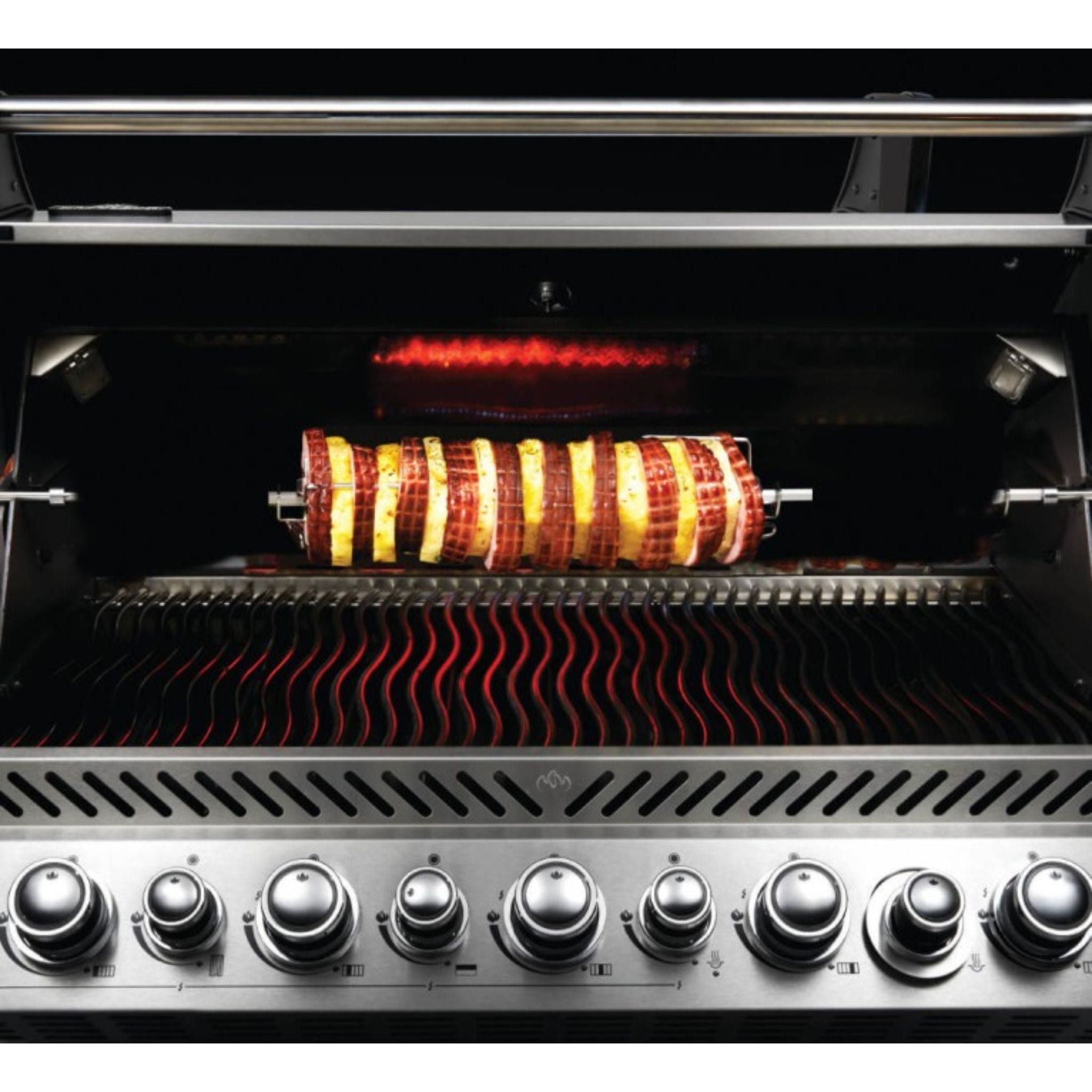 Napoleon 69211 Heavy Duty Rotisserie Kit for Prestige PRO 500 Series Grills - Perfect for Backyard BBQs, Outdoor Cooking & Rotisserie Chicken