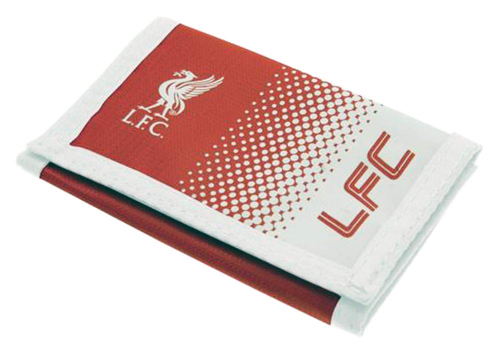 Liverpool FC Official Nylon Wallet - Slim Card Holder for Men & Women (12x8cm, Red/White) - Perfect for Football Fans, Travel & Everyday Use