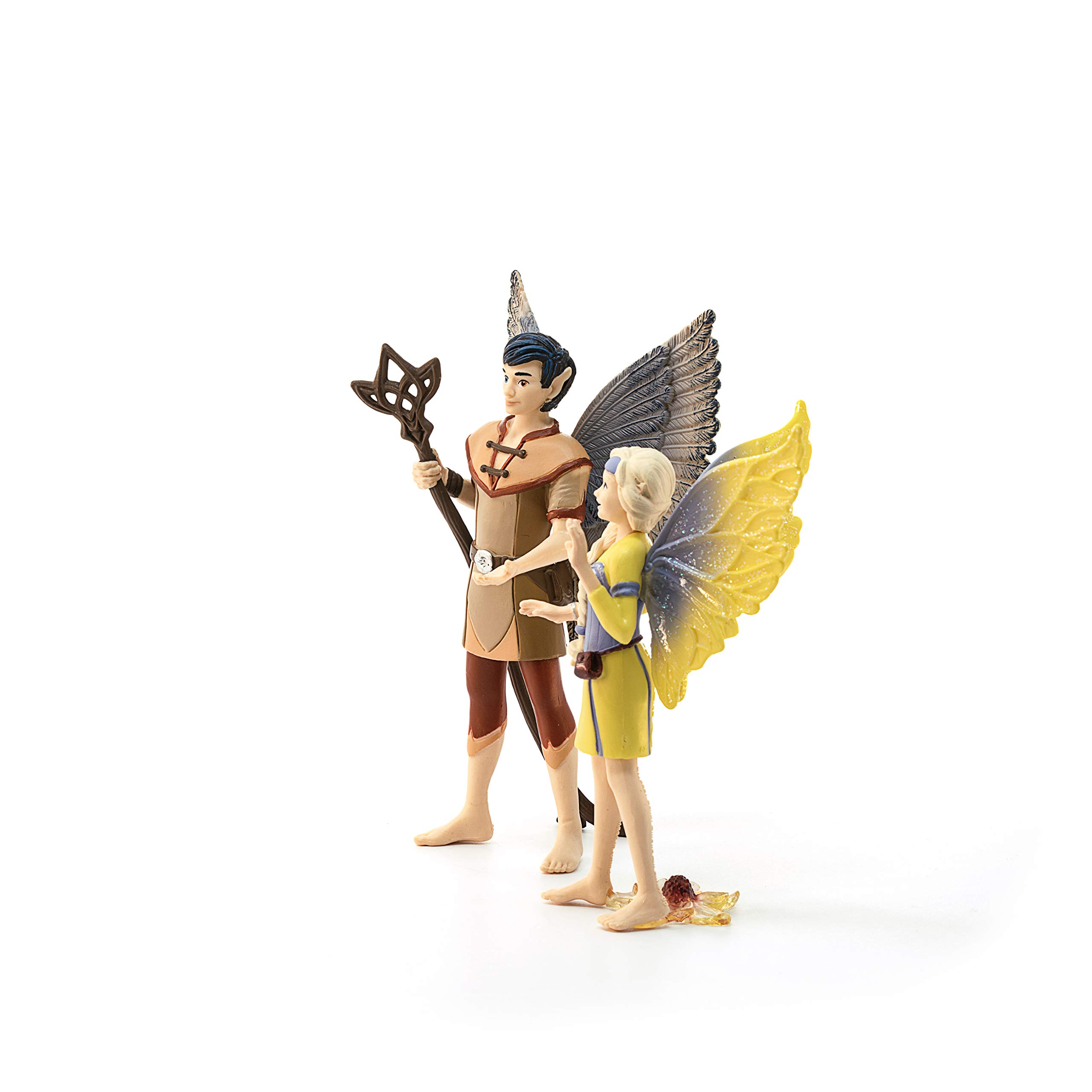 Schleich Bayala Movie Fairy Princess and The Unicorn Toy Set - Fairy Sera & Jaro Collectible Figurines for Kids Ages 5+ | Fantasy Play, Storytelling & Gift for Girls
