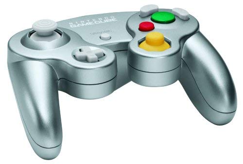Original Nintendo GameCube Controller Platinum (Renewed) - Classic Gaming Accessory for Super Smash Bros, Mario Kart & Retro Game Nights