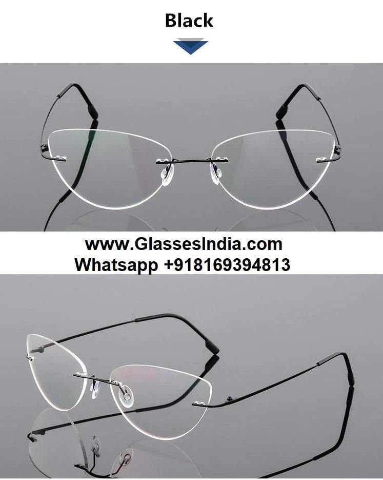 Blue Light Blocking Cat Eye Glasses - Foldable Ultra Light Memory Frame Computer Glasses for Men & Women - Perfect for Office Work, Gaming & Screen Time