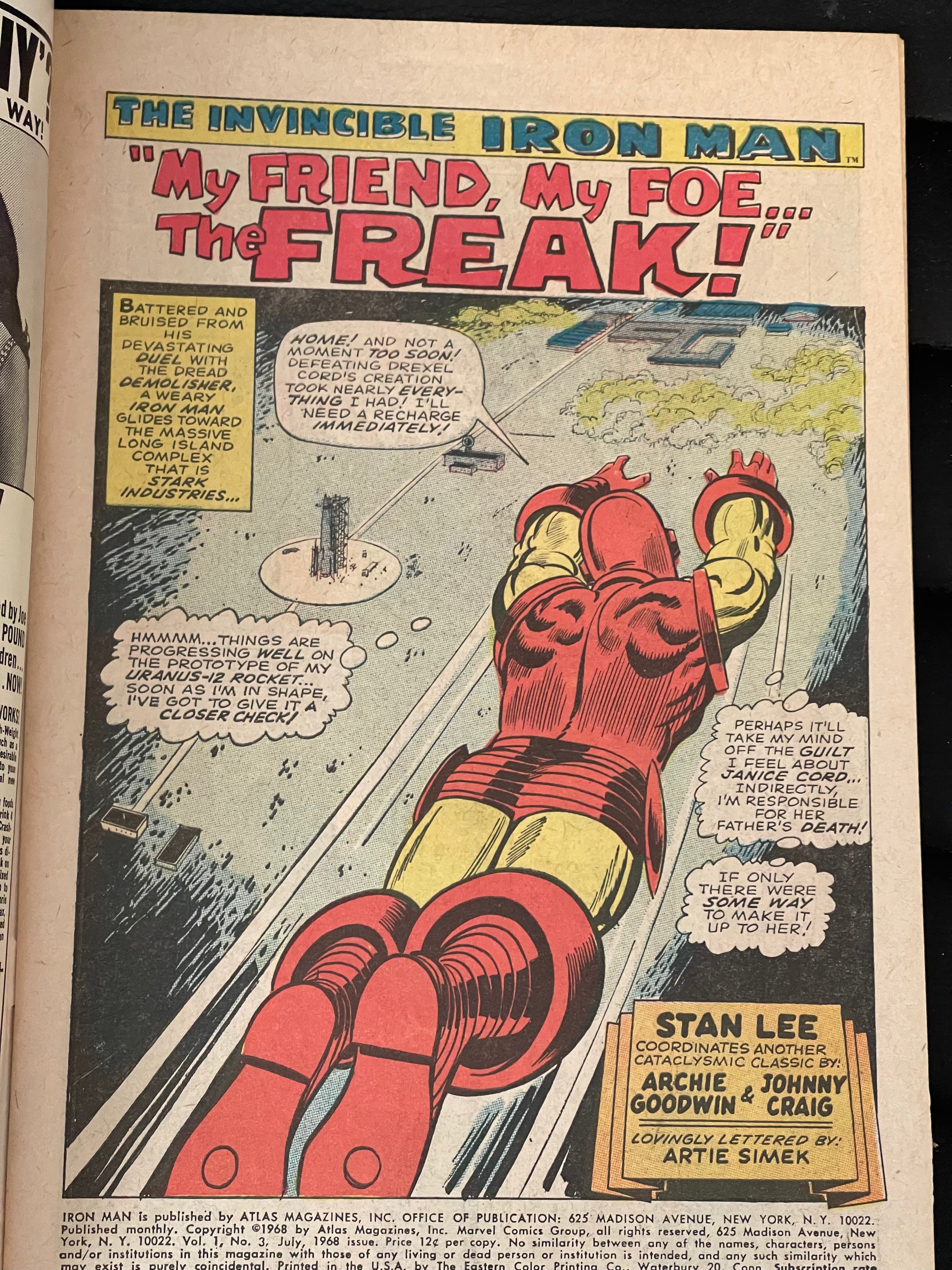 Iron Man #3 High Grade Comic Book - Rare Collectible Edition for Marvel Fans & Comic Enthusiasts | Perfect for Display, Gifts & Investment