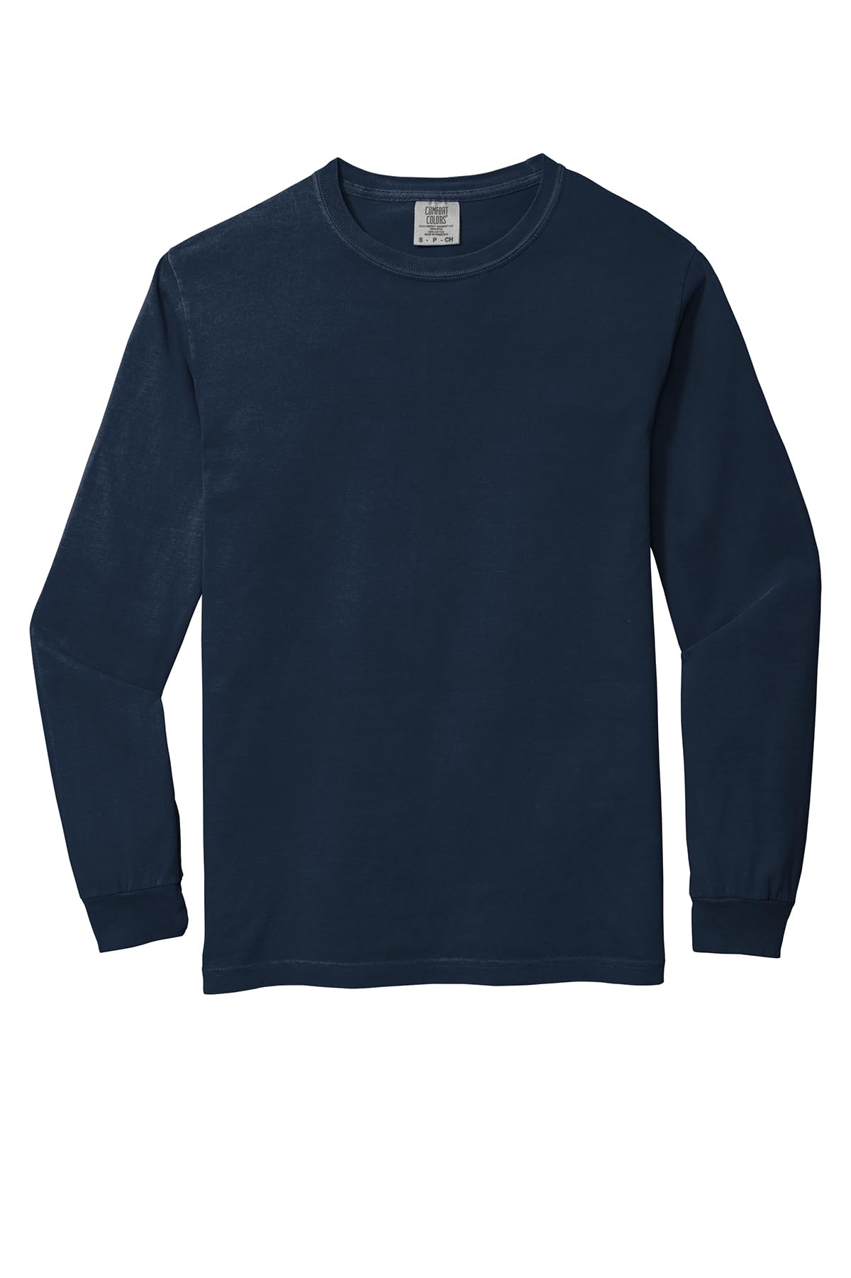 Comfort Colors Men's Long Sleeve T-Shirt - Soft Cotton Crewneck Tee Style 6014 for Casual Wear & Everyday Comfort